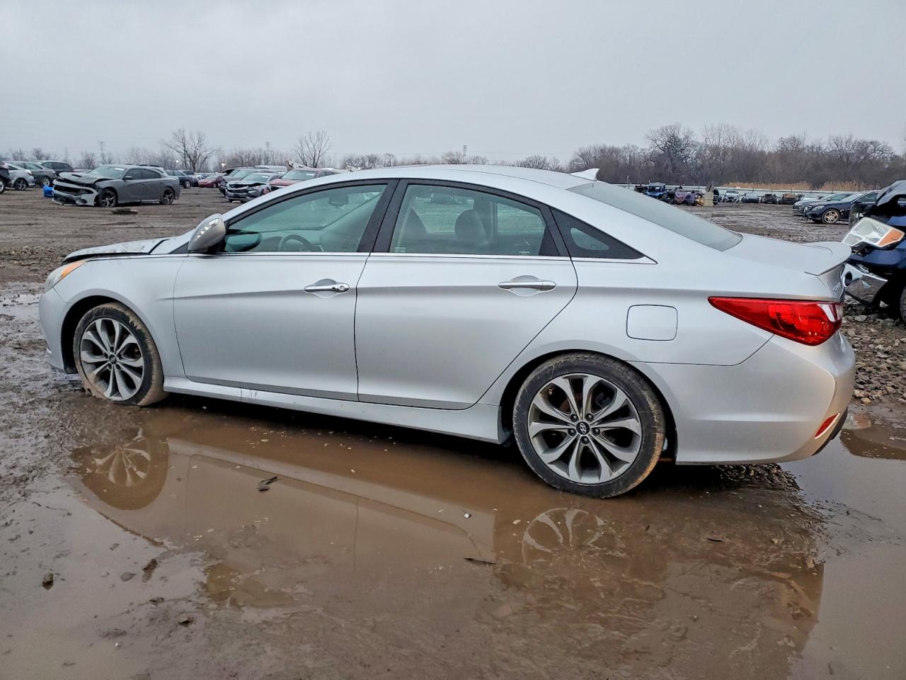 2014 Hyundai Sonata Se Silver vin: 5NPEC4AB0EH844554