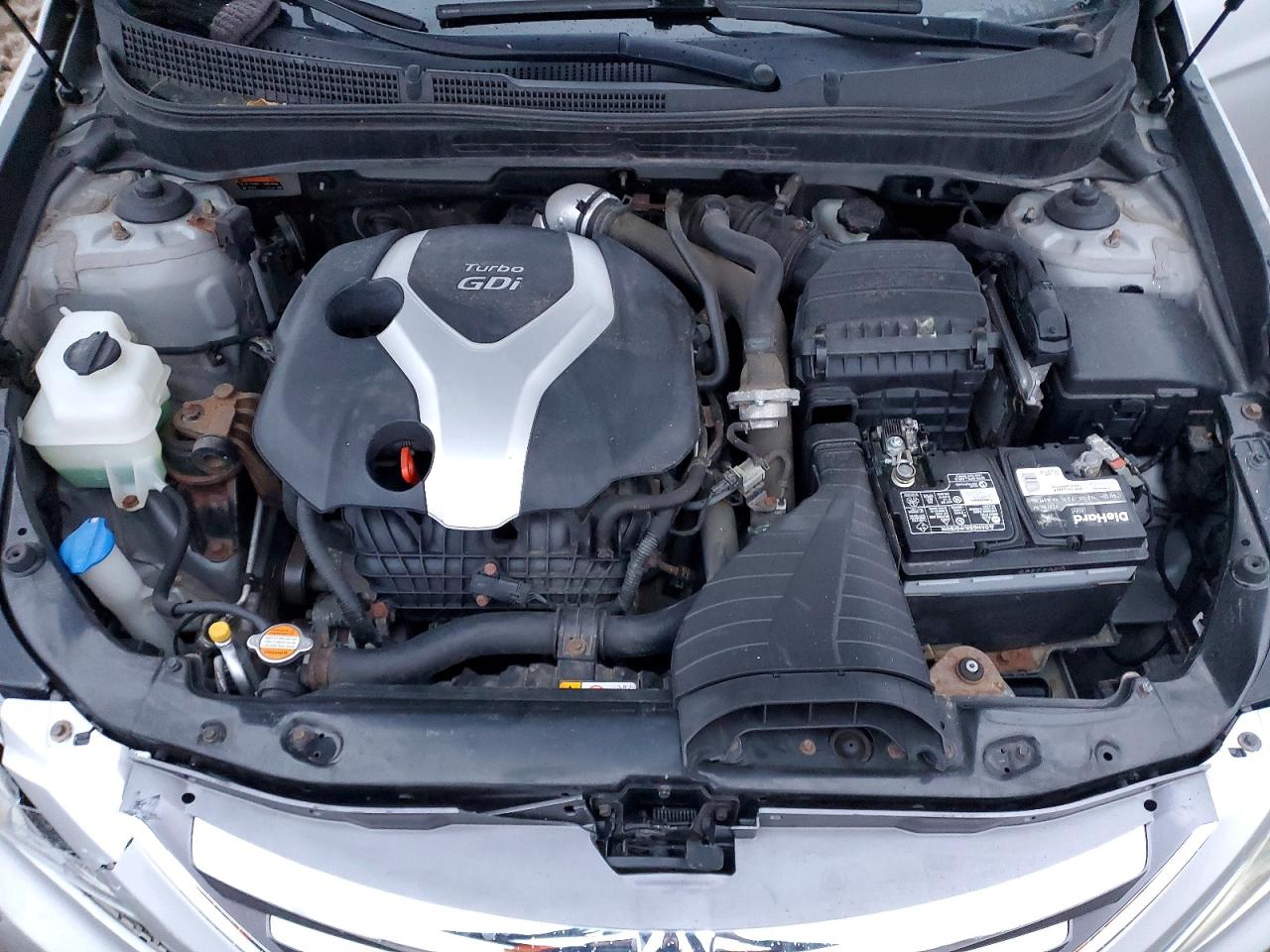 2014 Hyundai Sonata Se Silver vin: 5NPEC4AB0EH844554