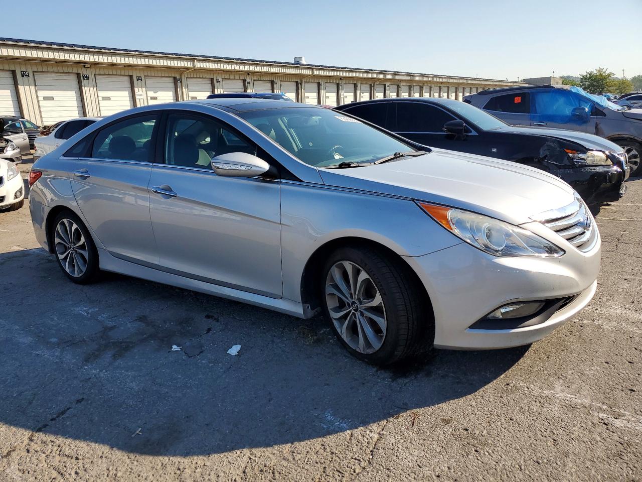 2014 Hyundai Sonata Limited 2.0t Silver vin: 5NPEC4AB0EH858471