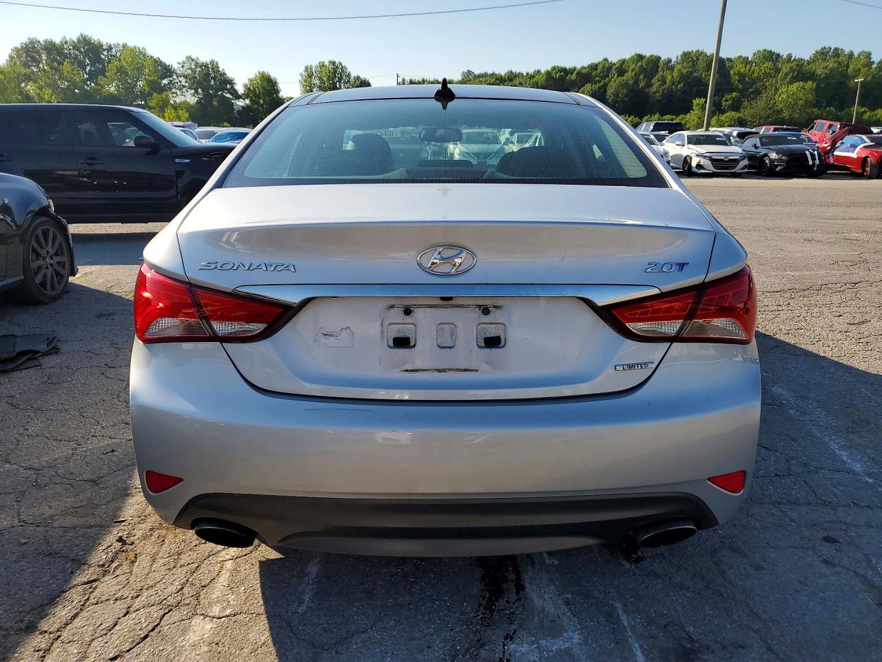 2014 Hyundai Sonata Limited 2.0t Silver vin: 5NPEC4AB0EH858471