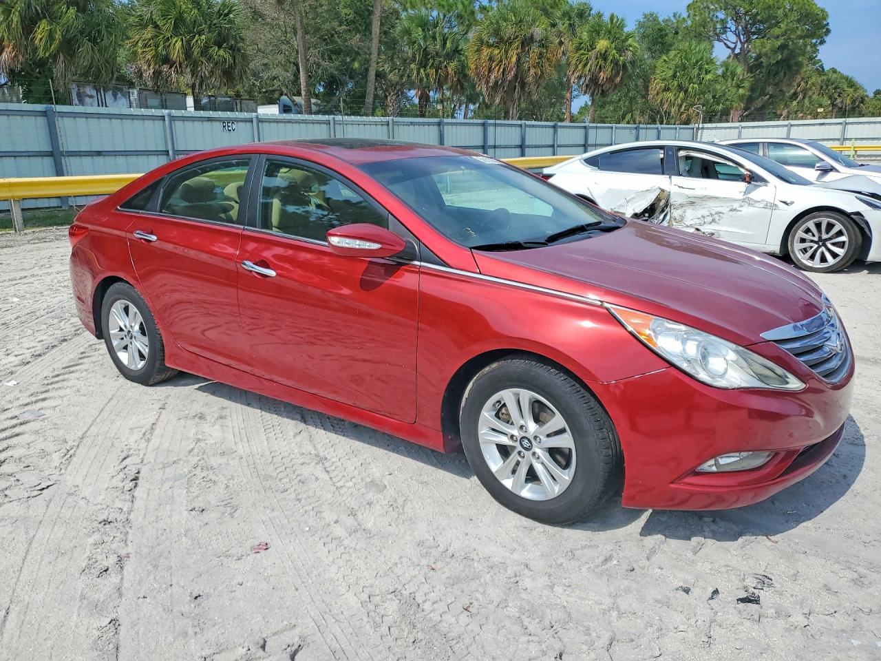 2014 Hyundai Sonata Limited 2.0t Red vin: 5NPEC4AB0EH867428