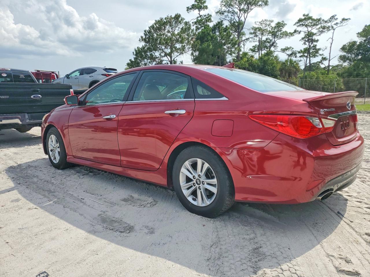2014 Hyundai Sonata Limited 2.0t Red vin: 5NPEC4AB0EH867428