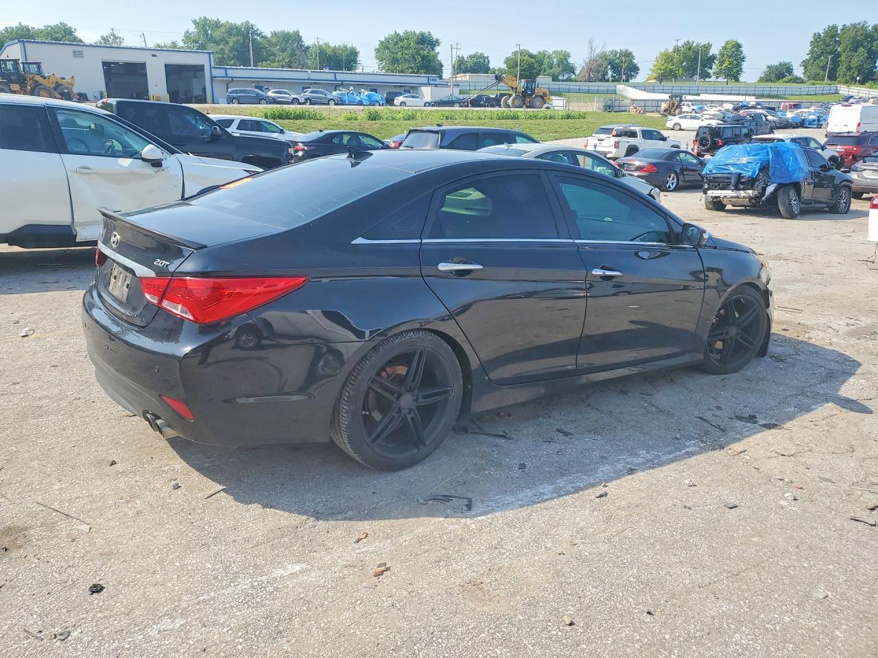 2014 Hyundai Sonata Se 2.0t Black vin: 5NPEC4AB0EH888537