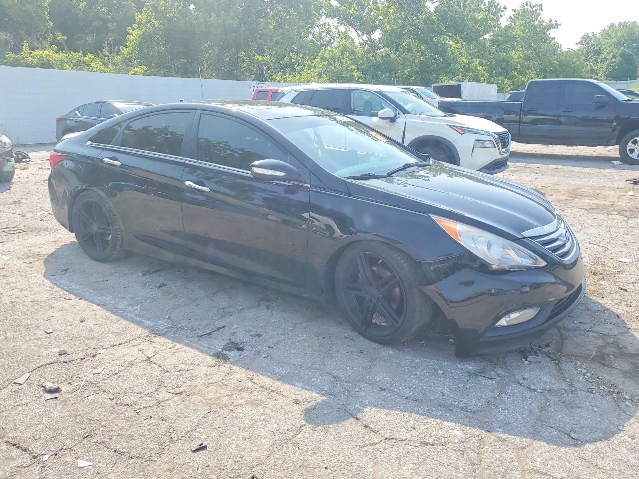 2014 Hyundai Sonata Se 2.0t Black vin: 5NPEC4AB0EH888537