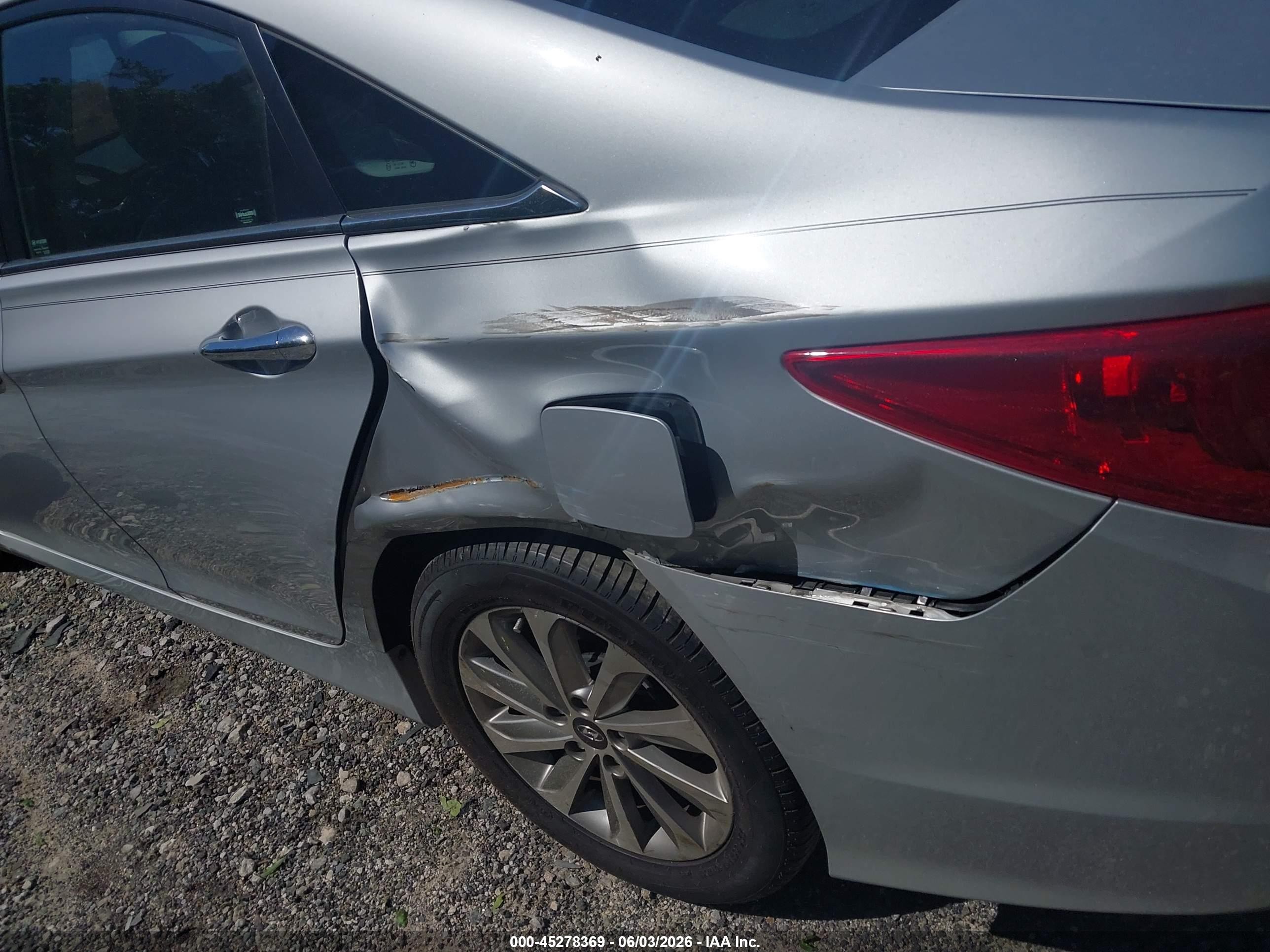 2014 Hyundai Sonata Limited 2.0t Серебряный vin: 5NPEC4AB0EH913355