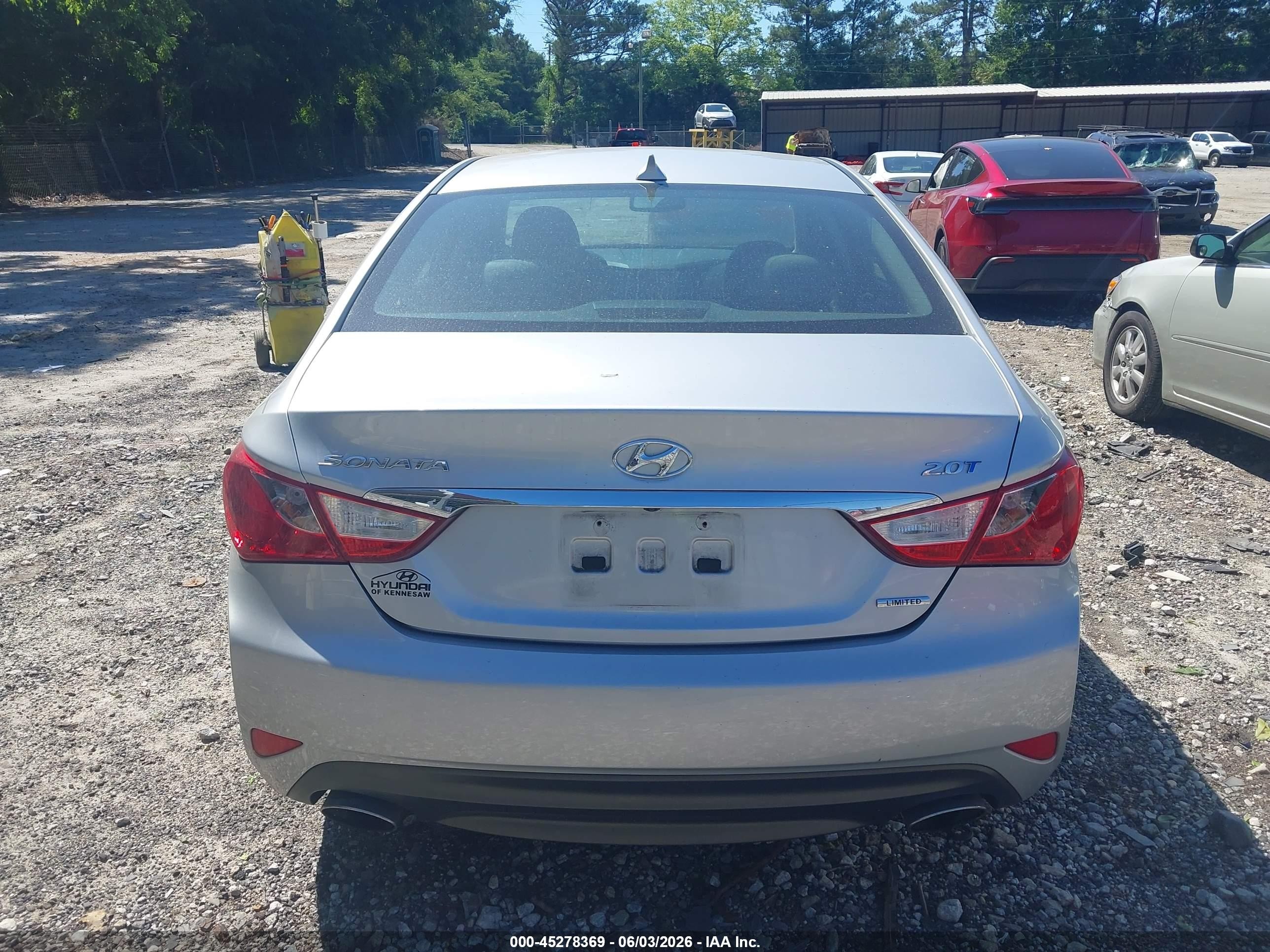 2014 Hyundai Sonata Limited 2.0t Серебряный vin: 5NPEC4AB0EH913355
