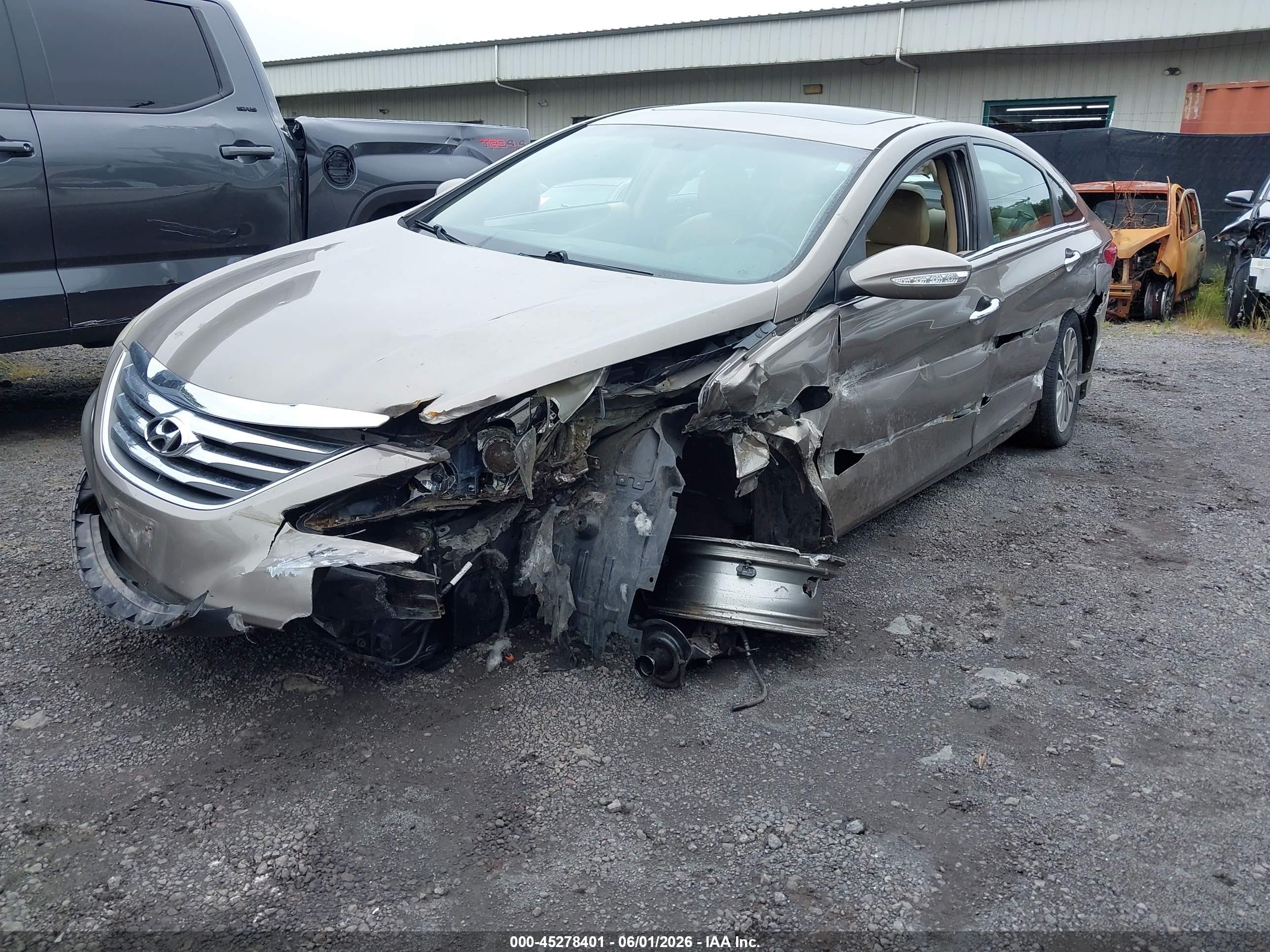 2014 Hyundai Sonata Limited 2.0t Brown vin: 5NPEC4AB0EH925425