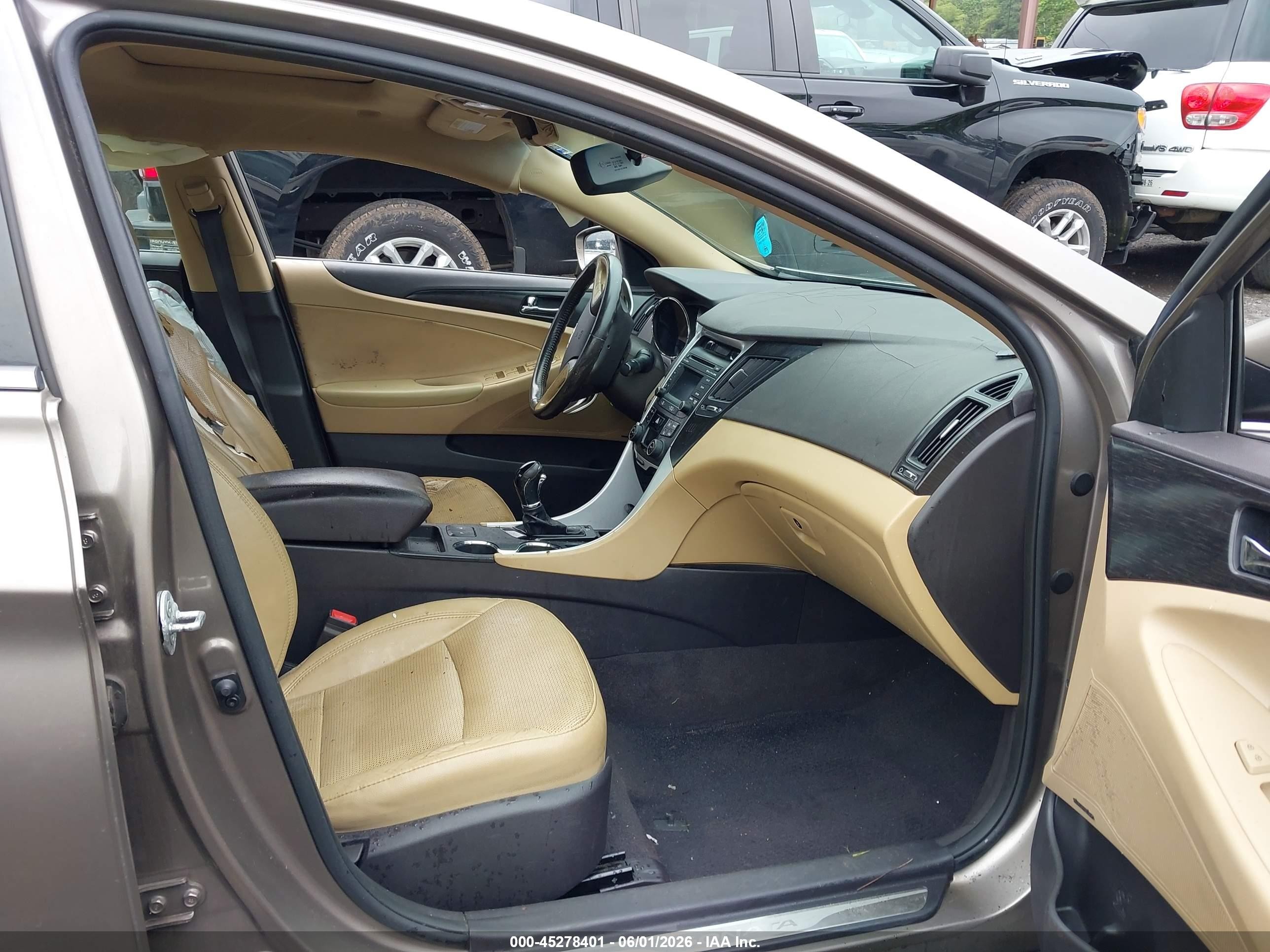 2014 Hyundai Sonata Limited 2.0t Brown vin: 5NPEC4AB0EH925425