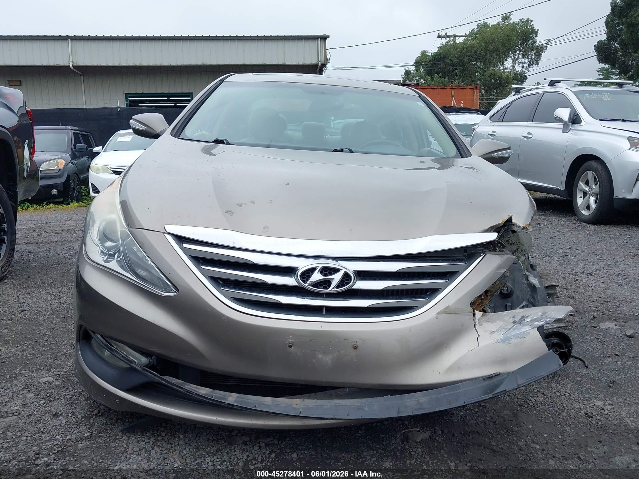 2014 Hyundai Sonata Limited 2.0t Brown vin: 5NPEC4AB0EH925425