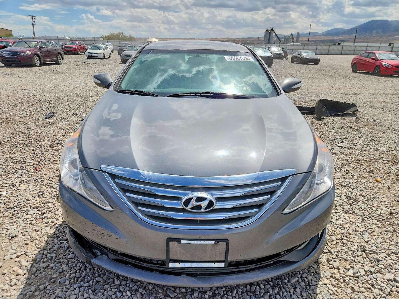 2014 Hyundai Sonata Se 2.0t Серый vin: 5NPEC4AB0EH930043