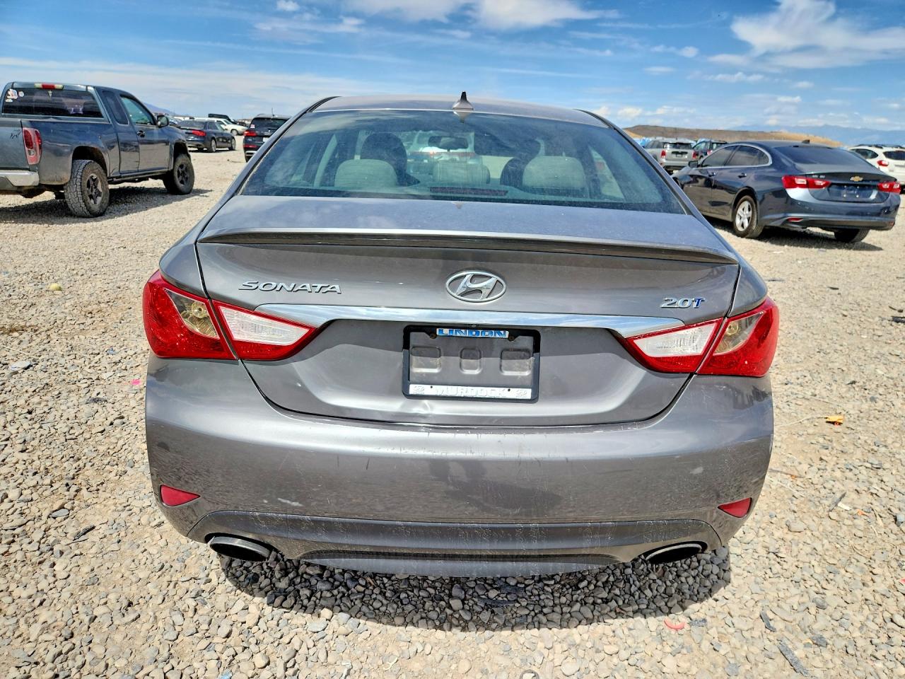 2014 Hyundai Sonata Se 2.0t Серый vin: 5NPEC4AB0EH930043