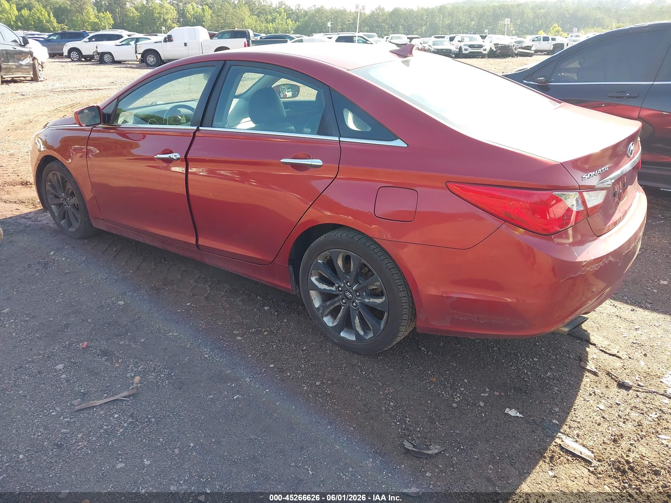 2011 Hyundai Sonata Se 2.0t Red vin: 5NPEC4AB1BH179000