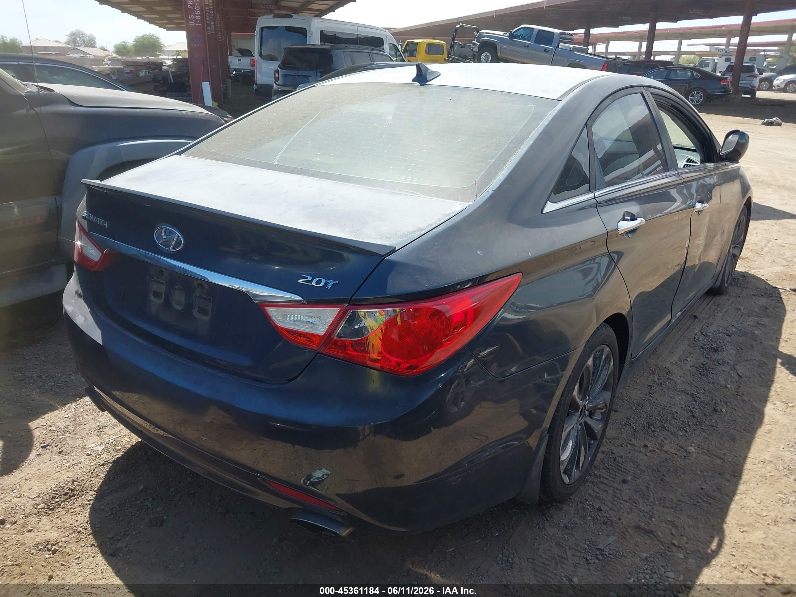 2011 Hyundai Sonata Se 2.0t Blue vin: 5NPEC4AB1BH219446