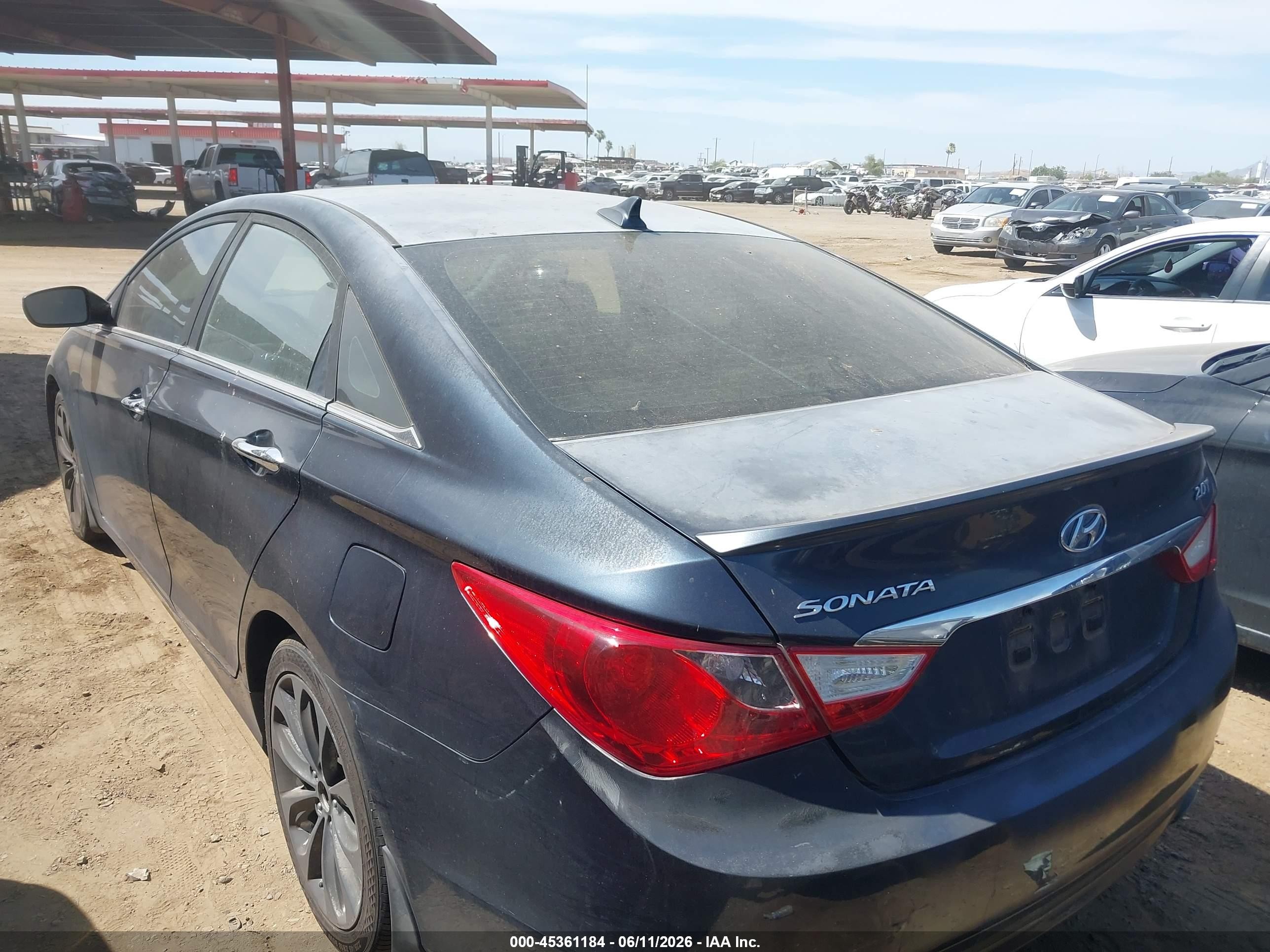 2011 Hyundai Sonata Se 2.0t Blue vin: 5NPEC4AB1BH219446