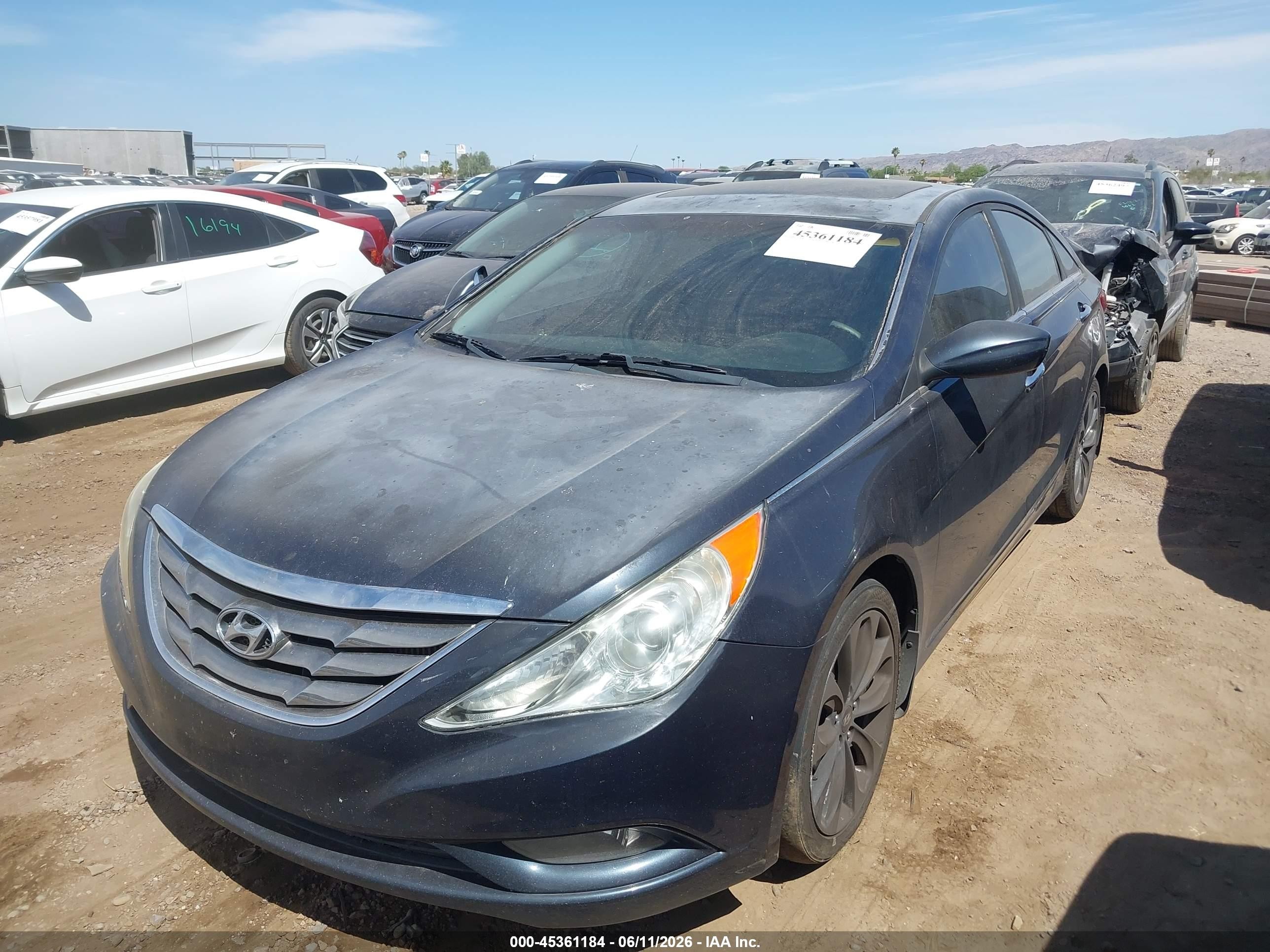 2011 Hyundai Sonata Se 2.0t Blue vin: 5NPEC4AB1BH219446