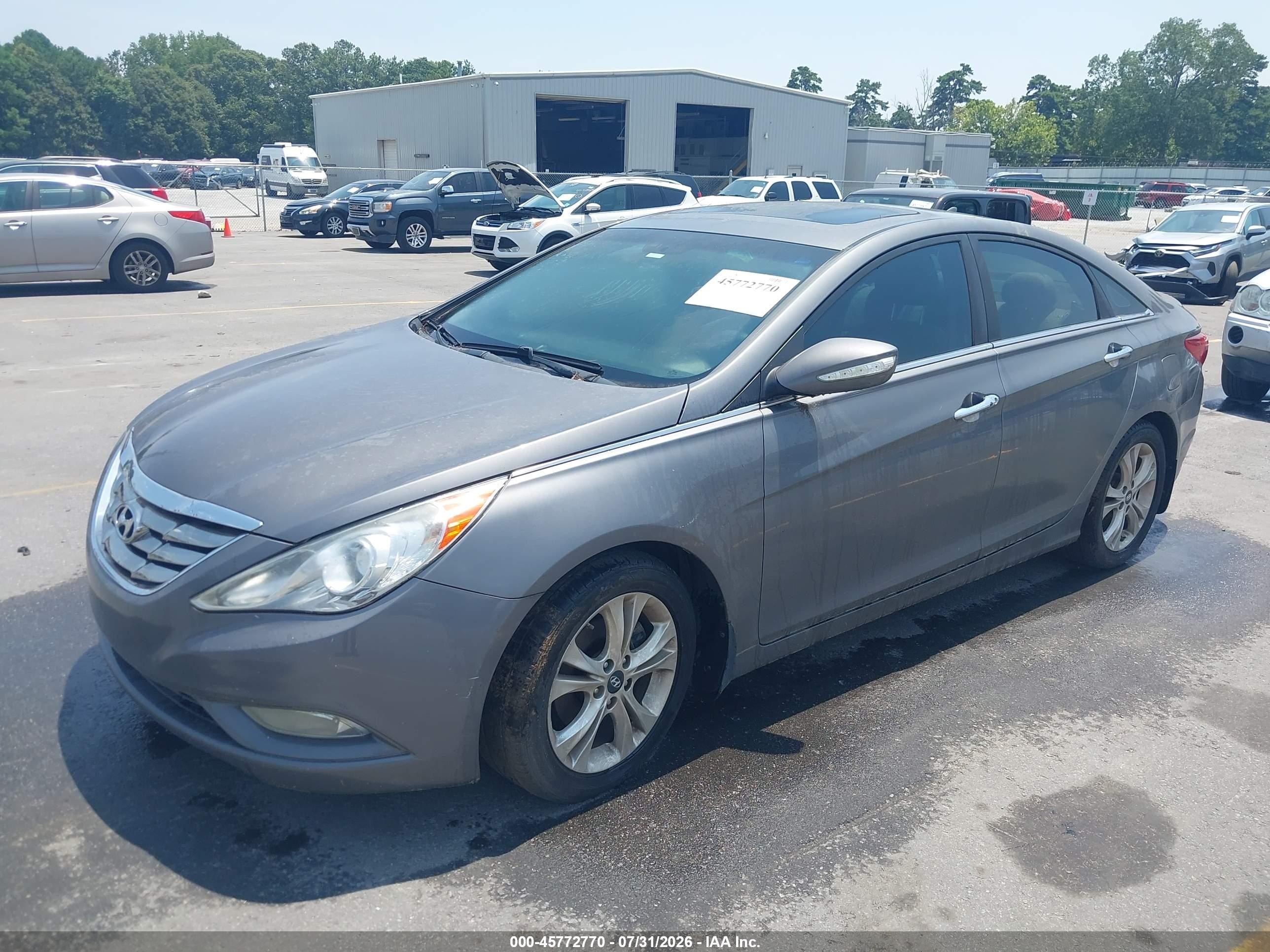 2011 Hyundai Sonata Limited 2.0t Серый vin: 5NPEC4AB1BH303394
