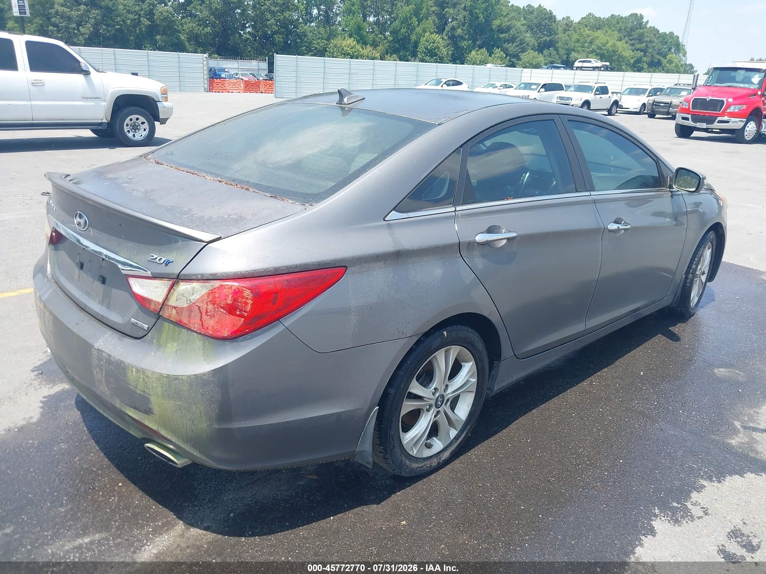2011 Hyundai Sonata Limited 2.0t Серый vin: 5NPEC4AB1BH303394