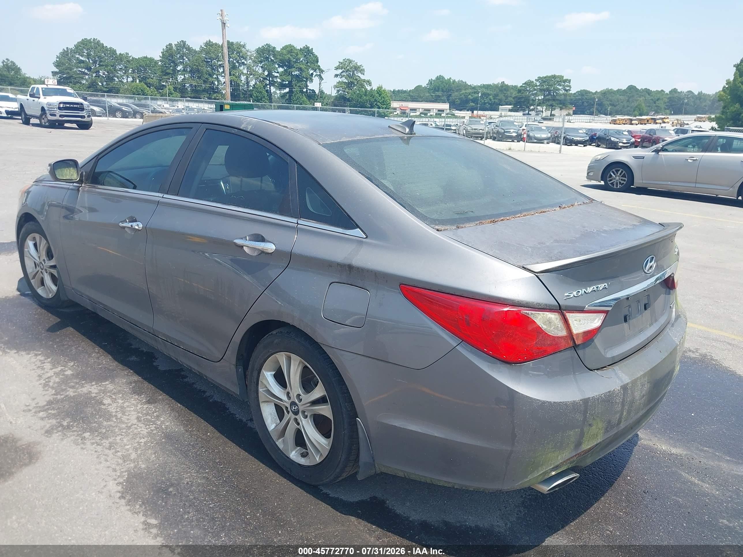 2011 Hyundai Sonata Limited 2.0t Серый vin: 5NPEC4AB1BH303394