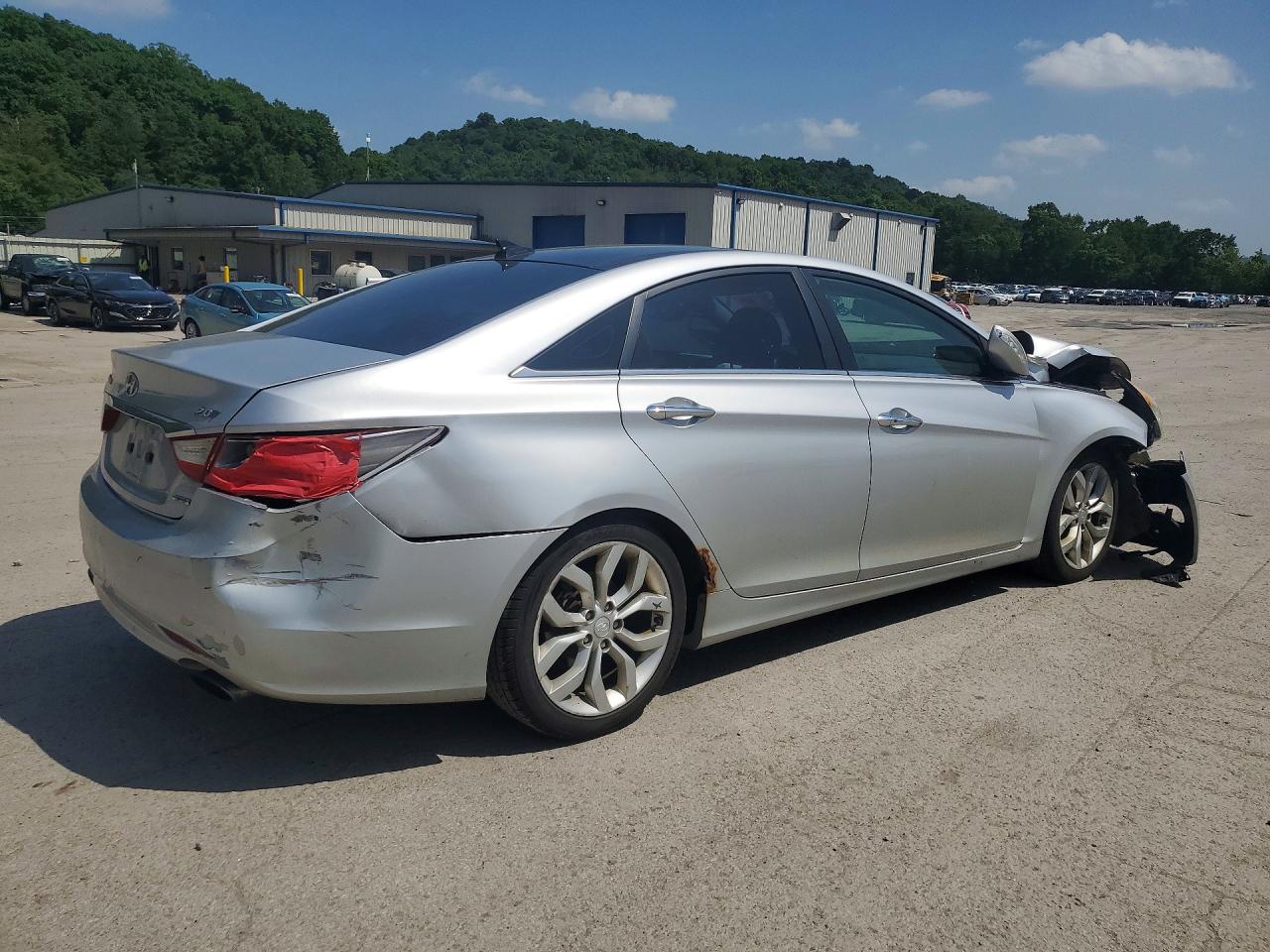 2012 Hyundai Sonata Limited 2.0t Silver vin: 5NPEC4AB1CH327504