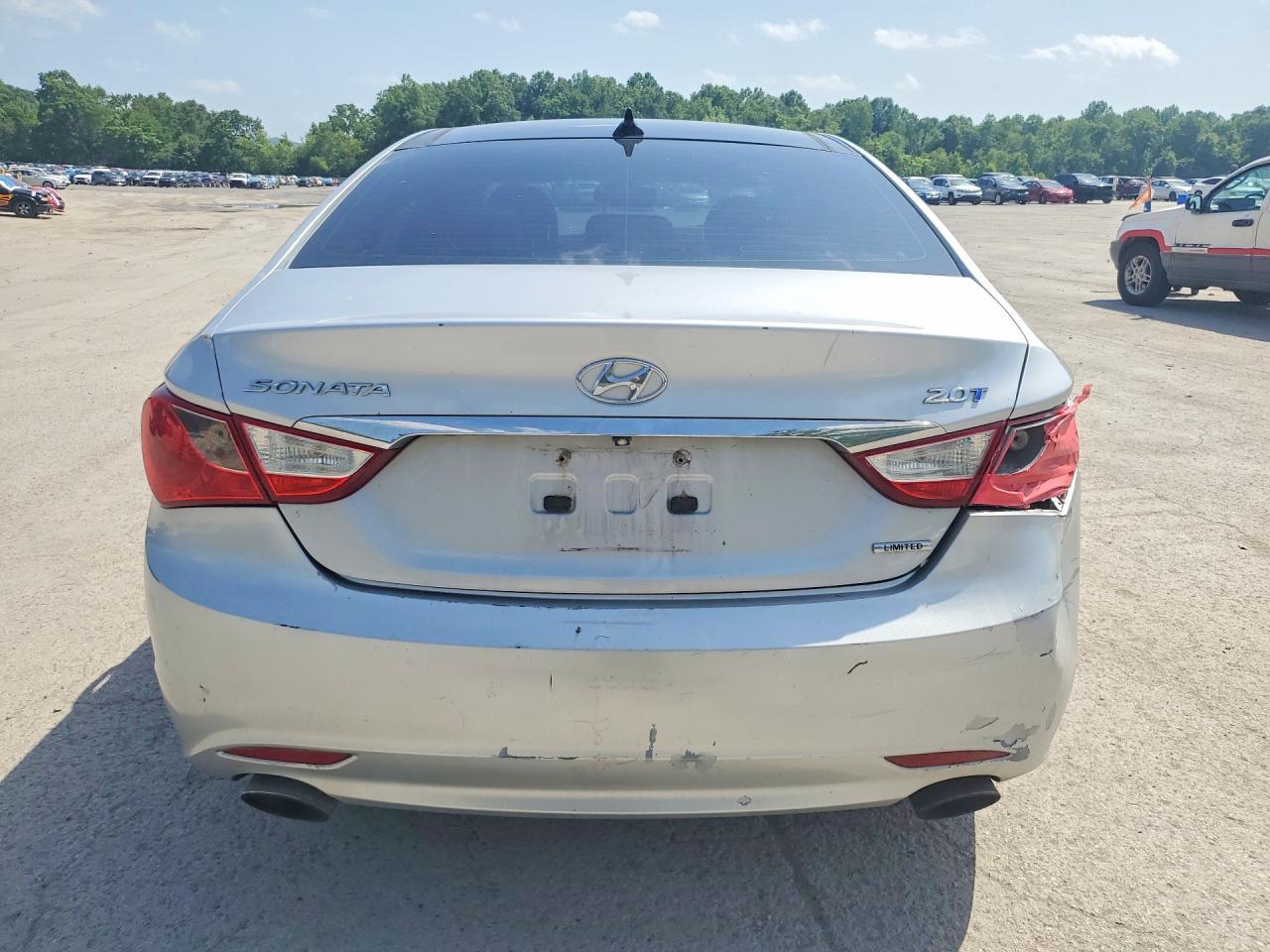 2012 Hyundai Sonata Limited 2.0t Silver vin: 5NPEC4AB1CH327504
