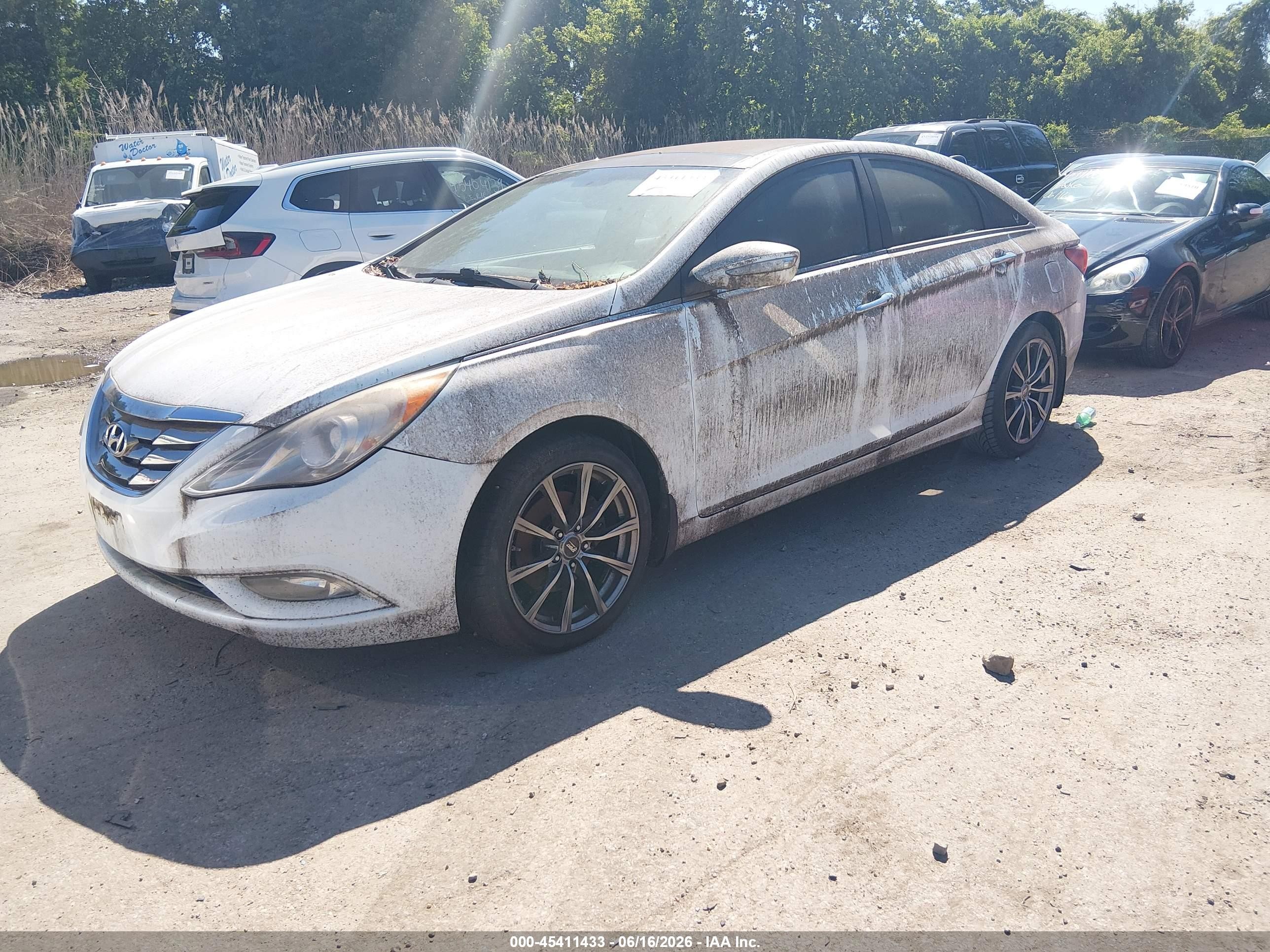 2012 Hyundai Sonata Limited 2.0t White vin: 5NPEC4AB1CH385208