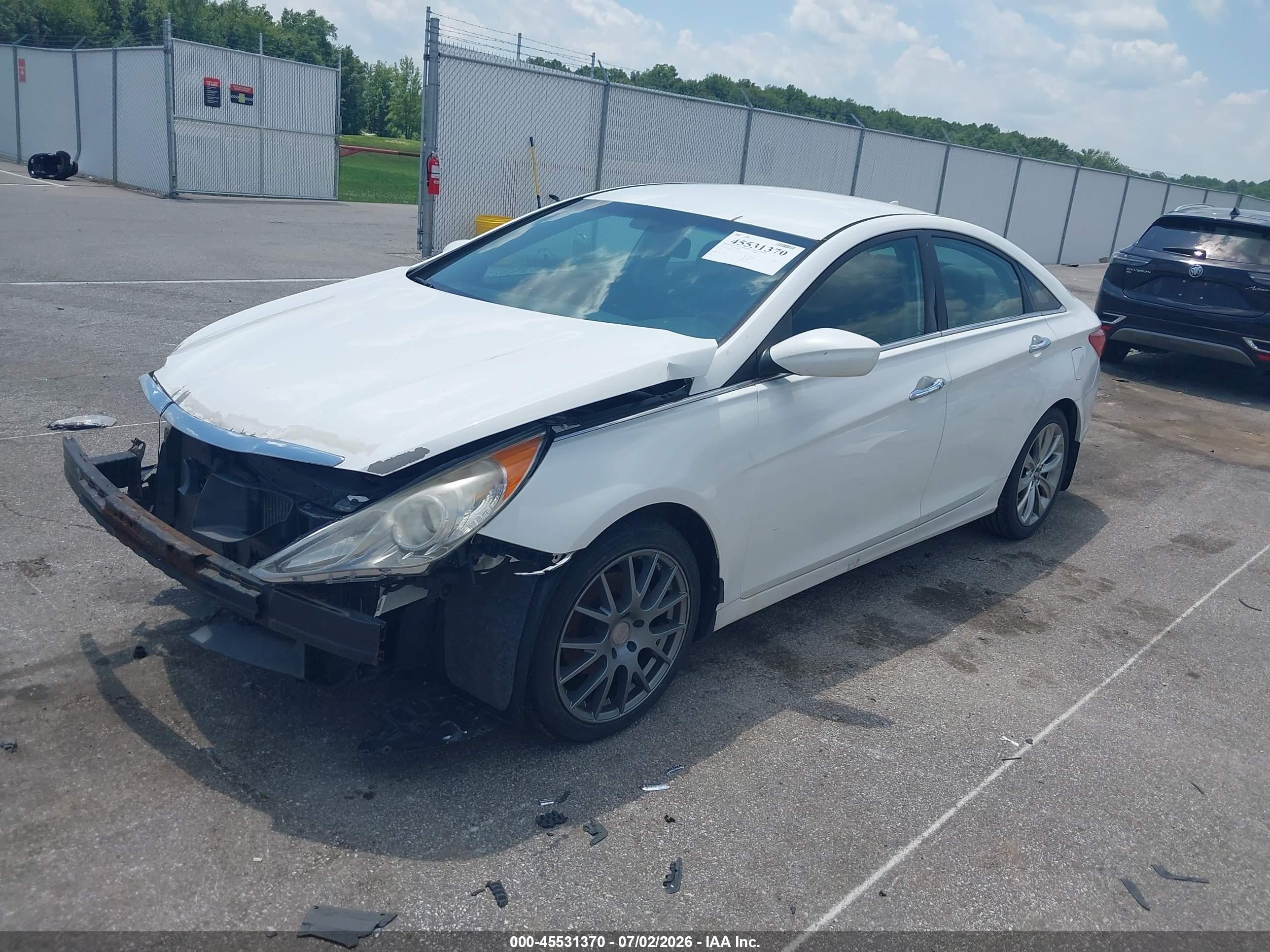 2012 Hyundai Sonata Se 2.0t Белый vin: 5NPEC4AB1CH451448