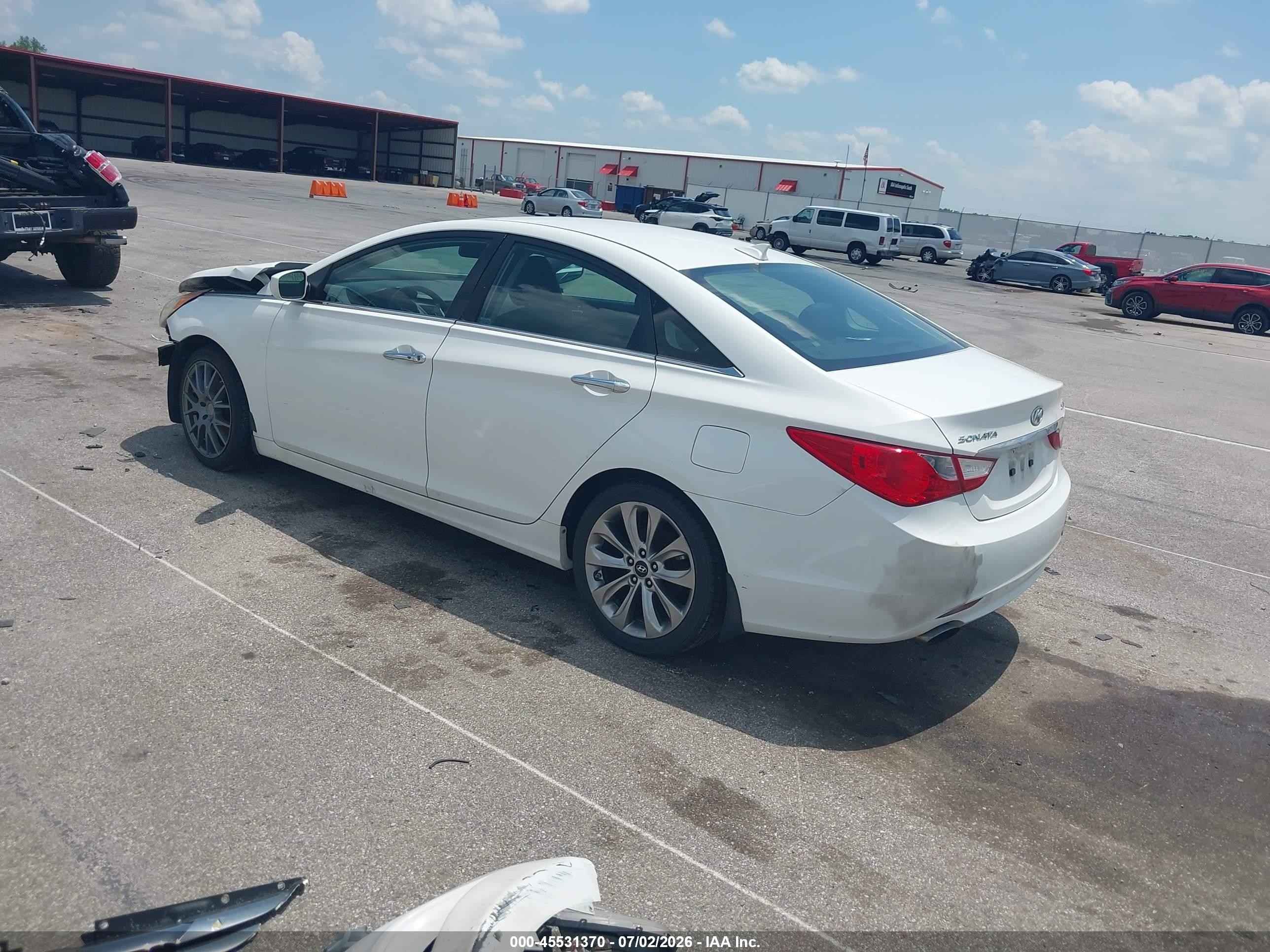 2012 Hyundai Sonata Se 2.0t Белый vin: 5NPEC4AB1CH451448