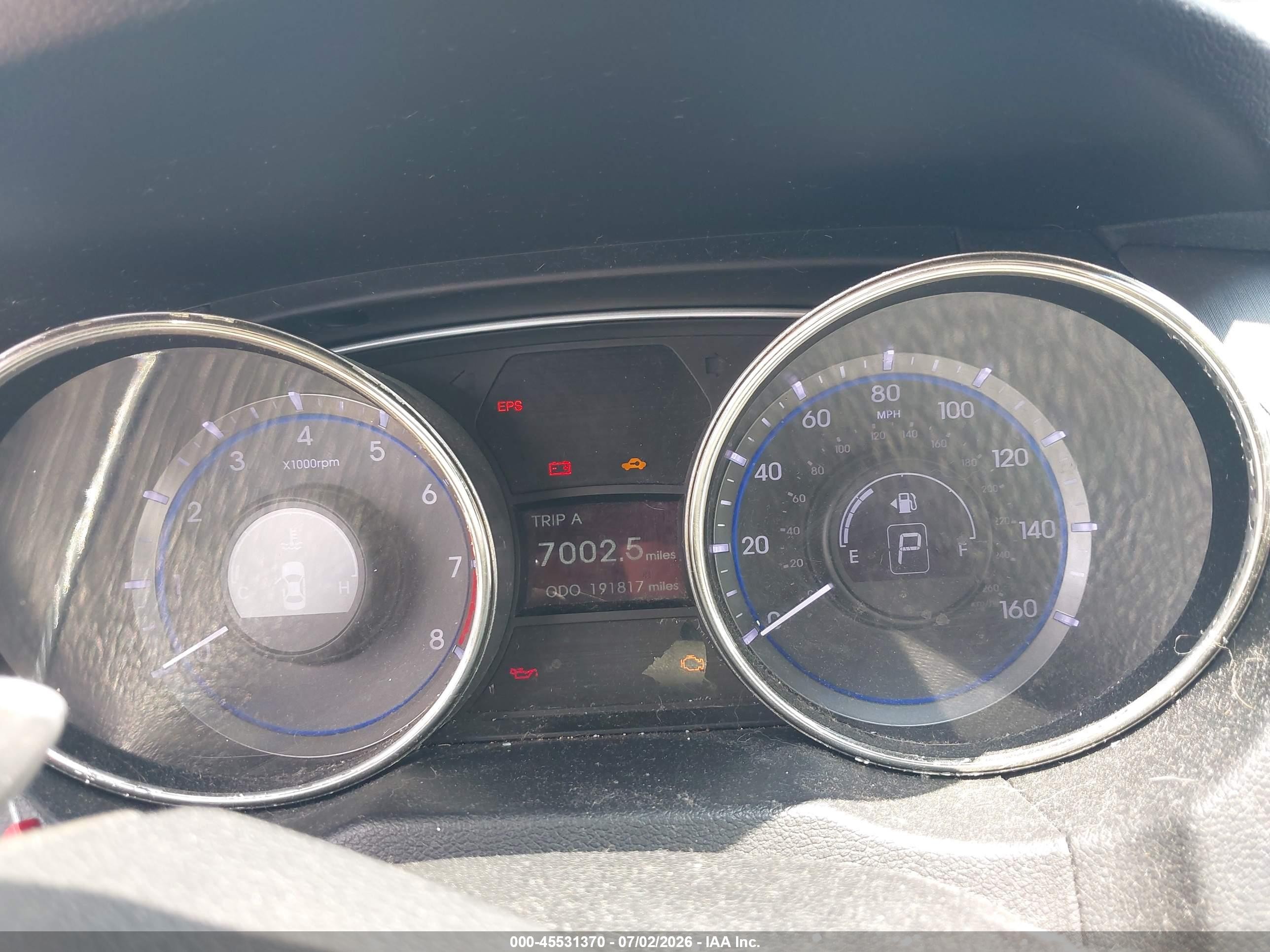 2012 Hyundai Sonata Se 2.0t Белый vin: 5NPEC4AB1CH451448