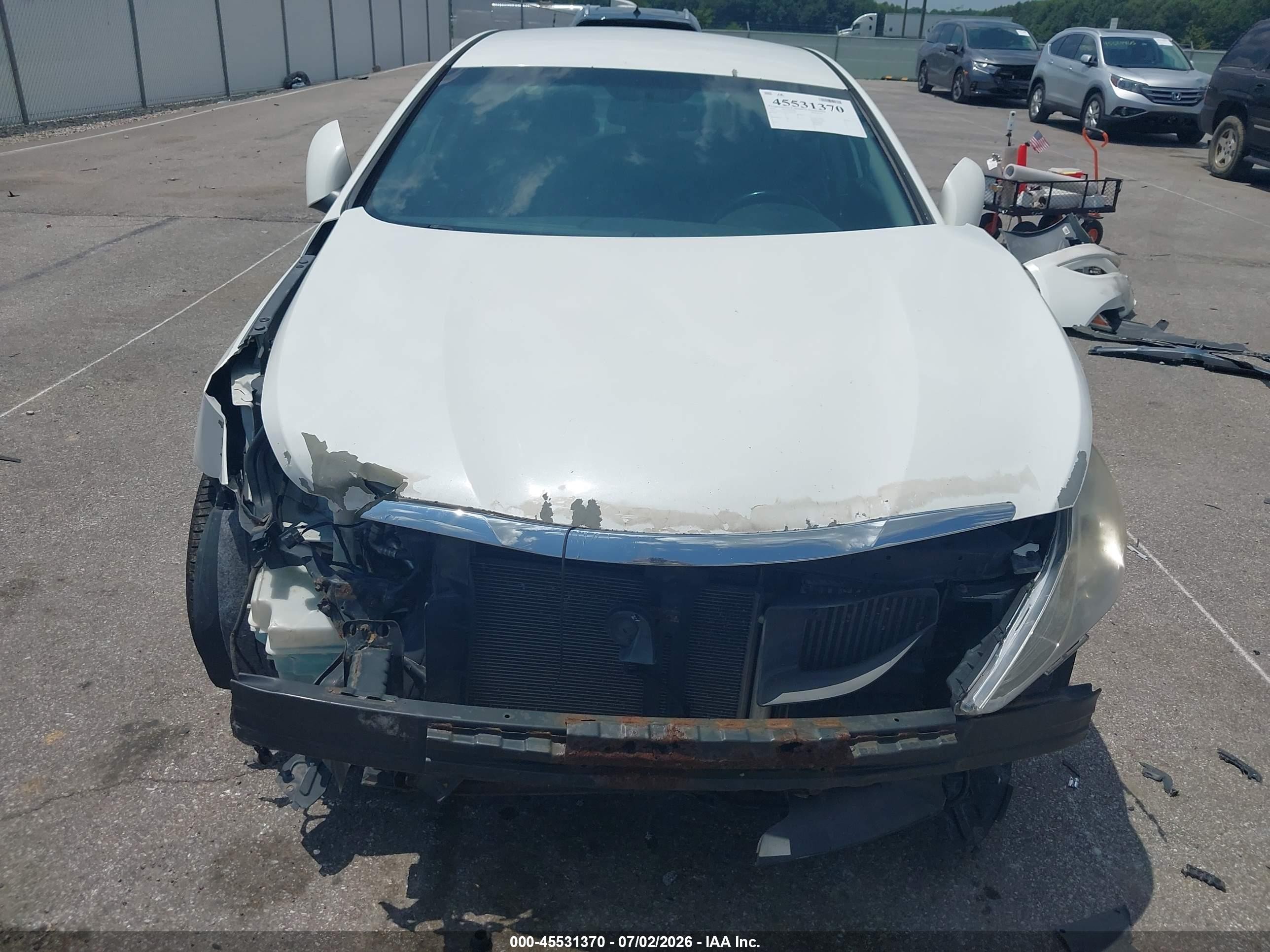 2012 Hyundai Sonata Se 2.0t Белый vin: 5NPEC4AB1CH451448