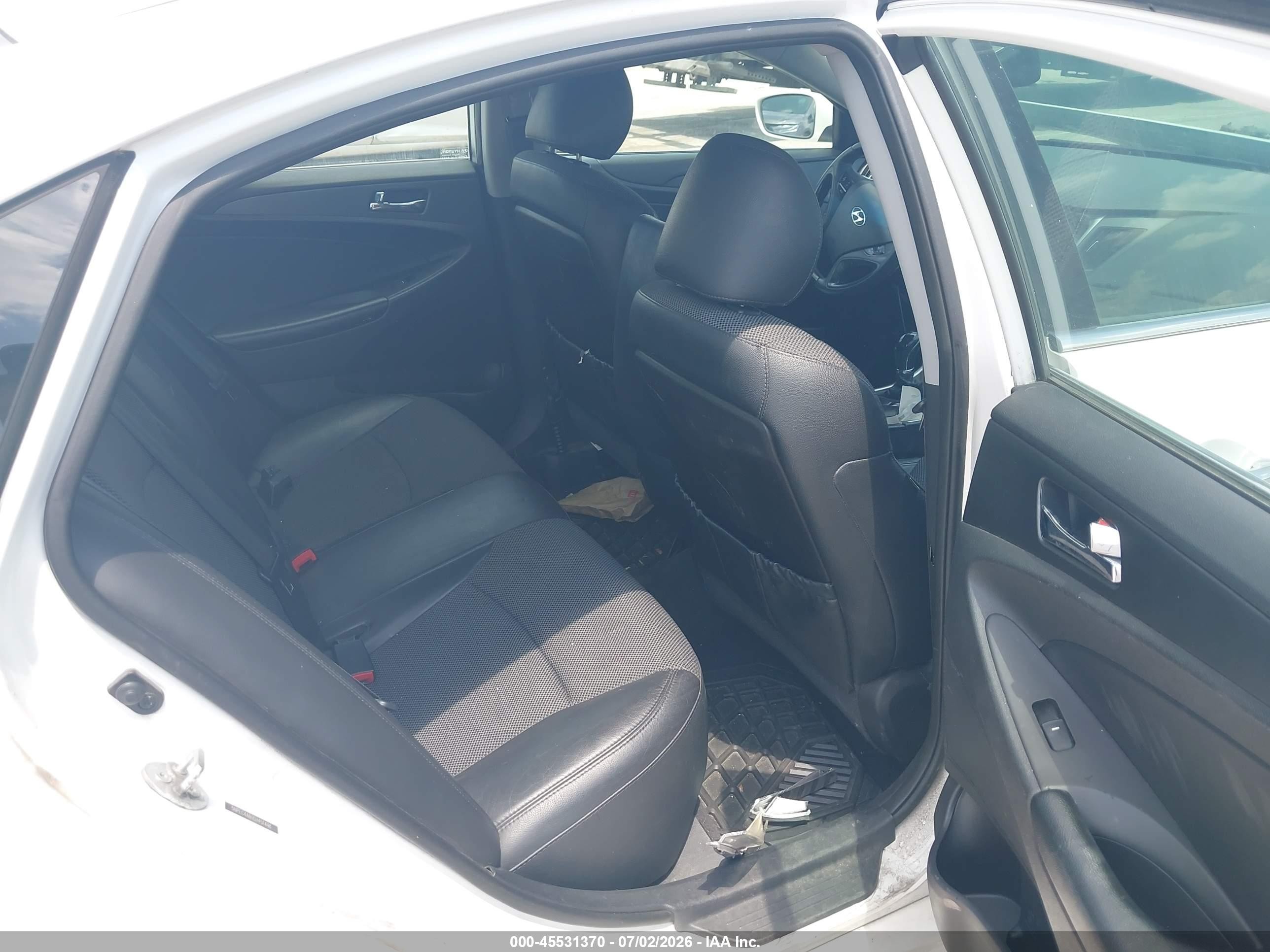2012 Hyundai Sonata Se 2.0t Белый vin: 5NPEC4AB1CH451448