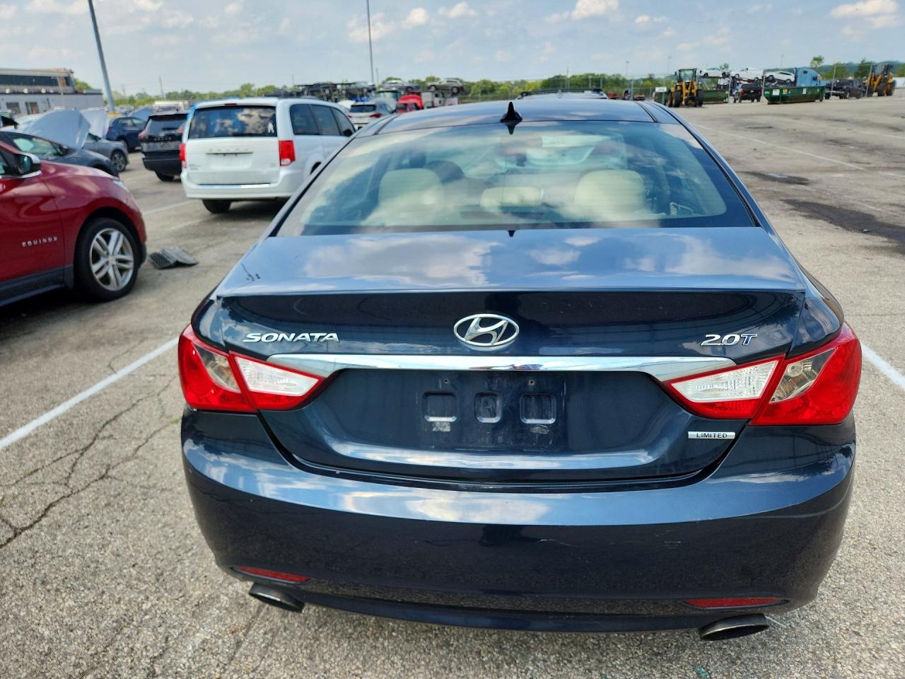 2012 Hyundai Sonata Limited 2.0t Синий vin: 5NPEC4AB1CH466080