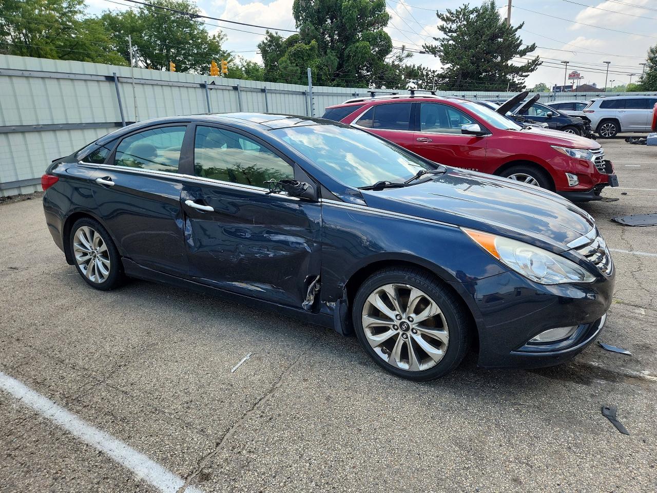 2012 Hyundai Sonata Limited 2.0t Синий vin: 5NPEC4AB1CH466080