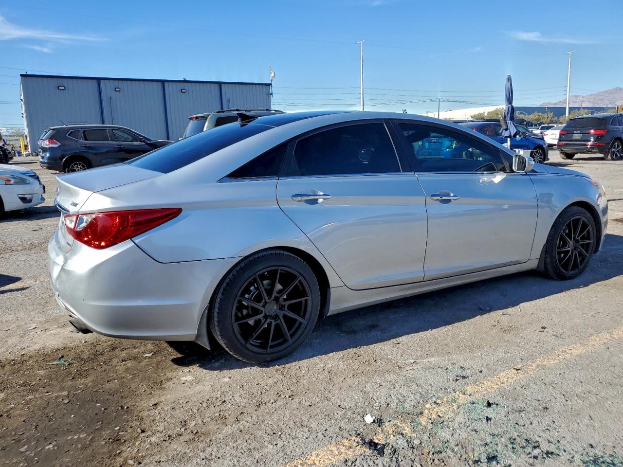 2013 Hyundai Sonata Limited 2.0t Silver vin: 5NPEC4AB1DH582218