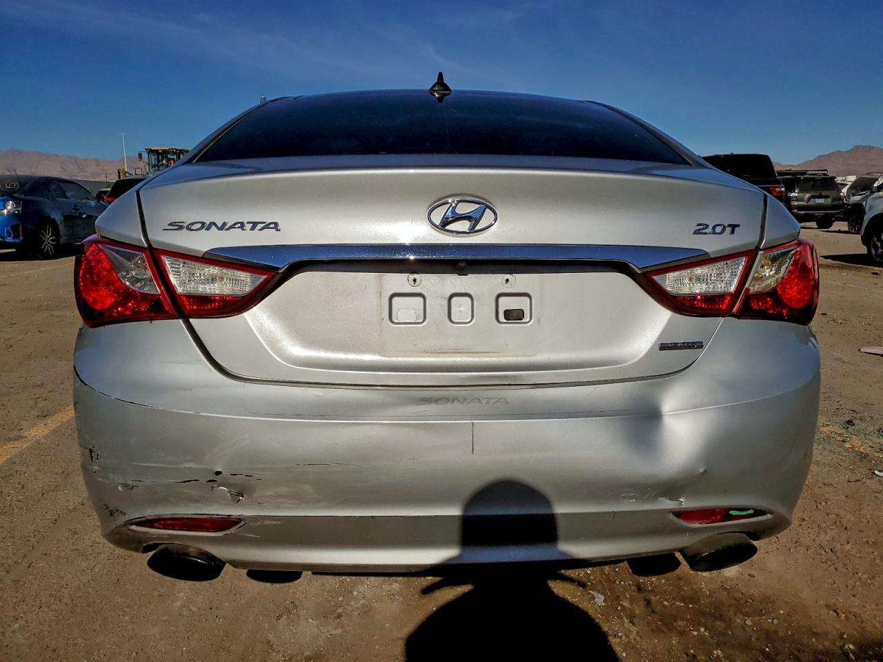 2013 Hyundai Sonata Limited 2.0t Silver vin: 5NPEC4AB1DH582218