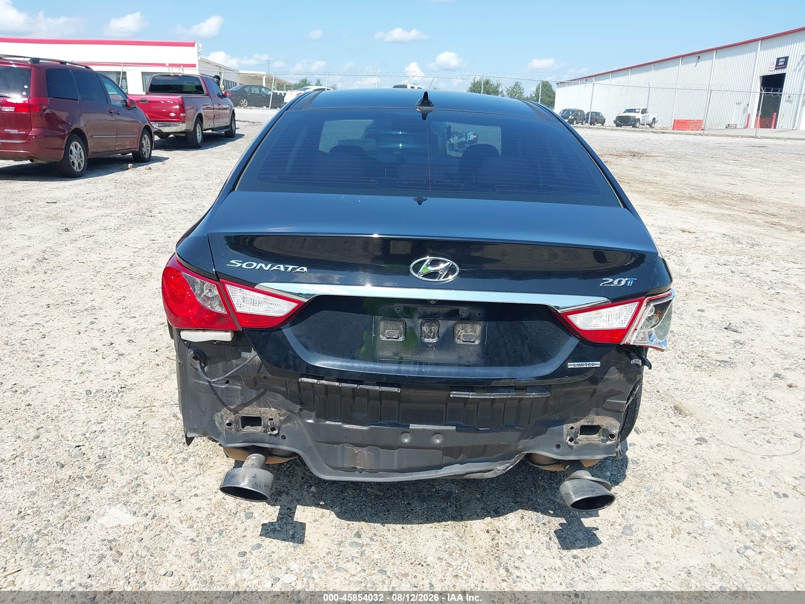 2013 Hyundai Sonata Limited 2.0t Черный vin: 5NPEC4AB1DH636598