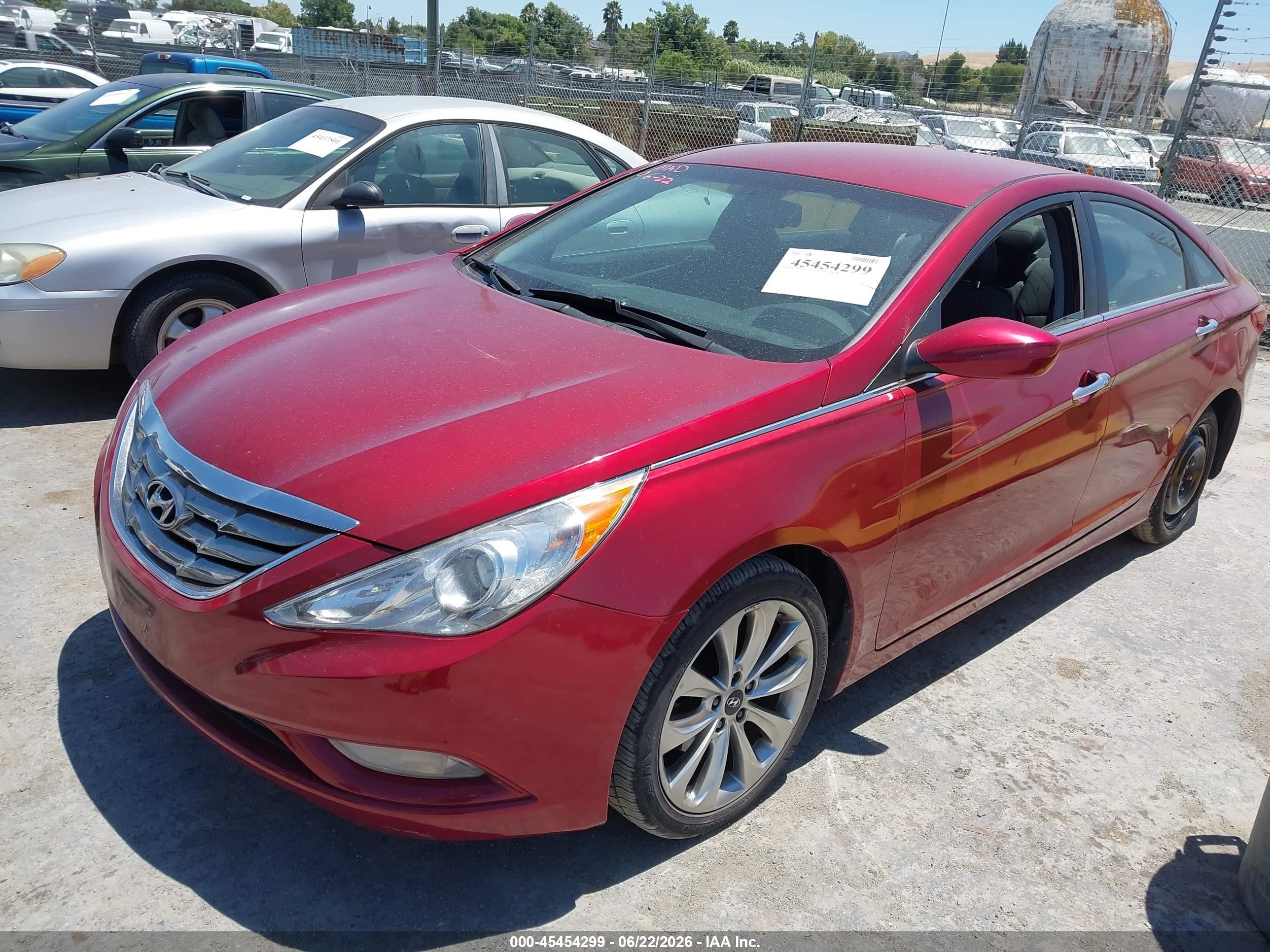 2013 Hyundai Sonata Se 2.0t Red vin: 5NPEC4AB1DH687700