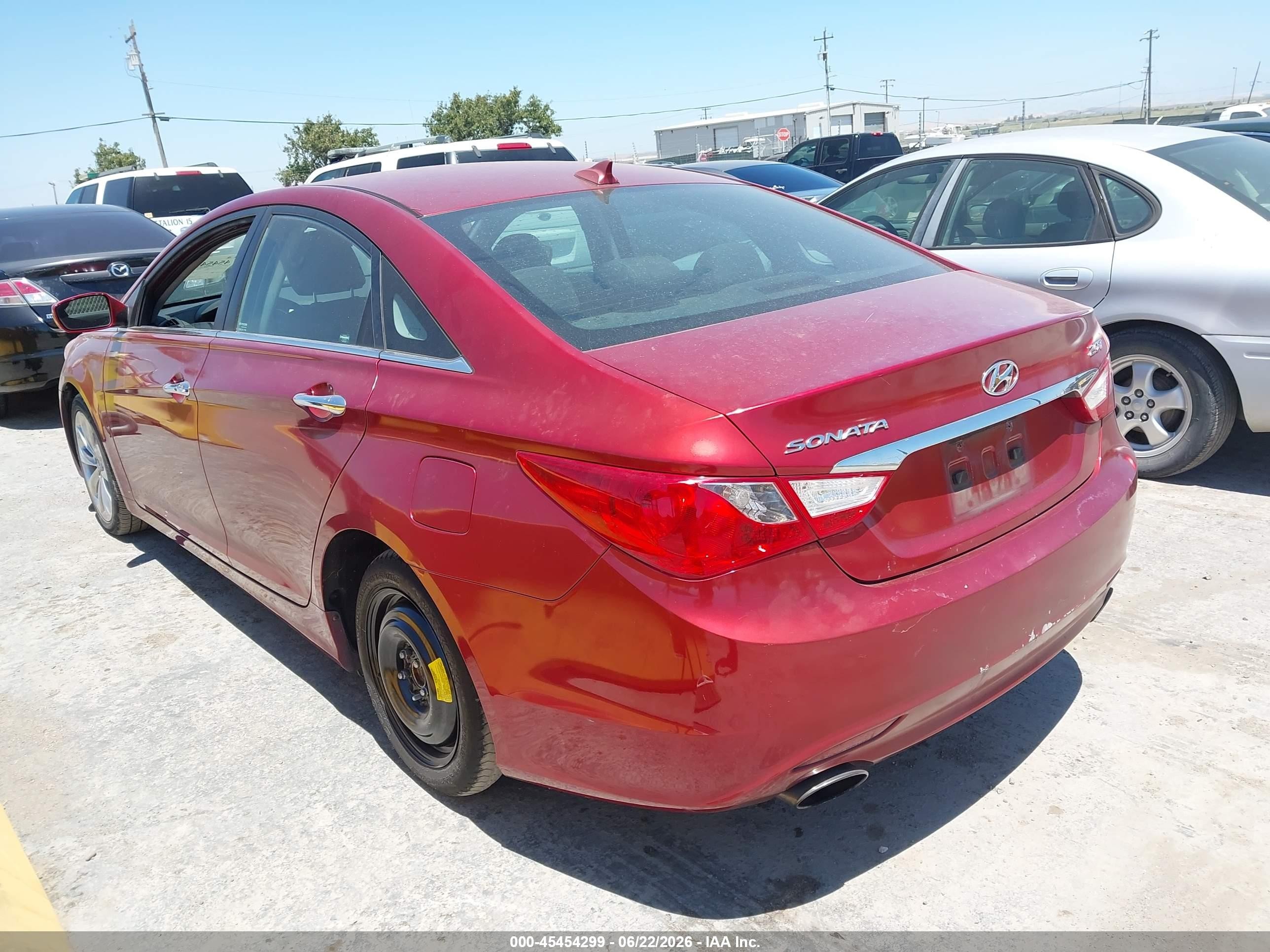 2013 Hyundai Sonata Se 2.0t Red vin: 5NPEC4AB1DH687700