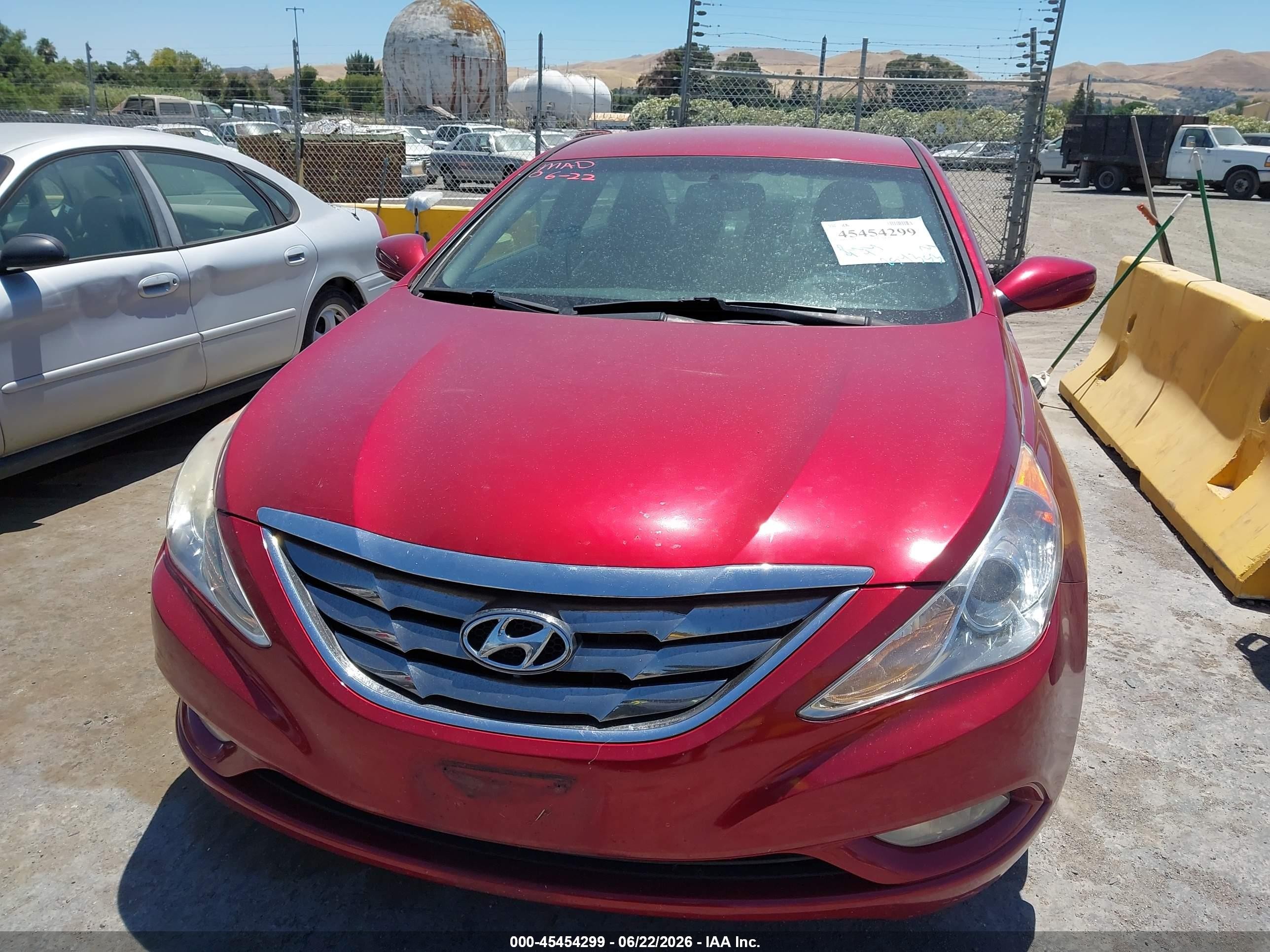 2013 Hyundai Sonata Se 2.0t Red vin: 5NPEC4AB1DH687700