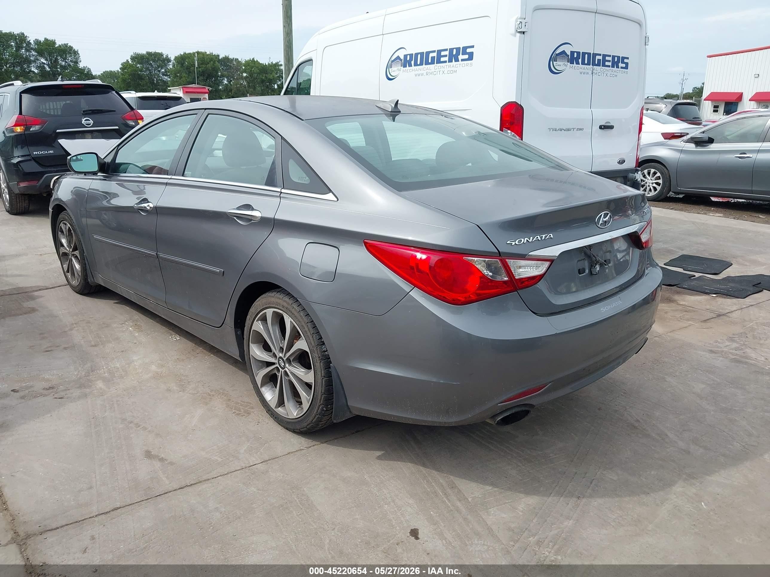 2013 Hyundai Sonata Se 2.0t Серый vin: 5NPEC4AB1DH763884
