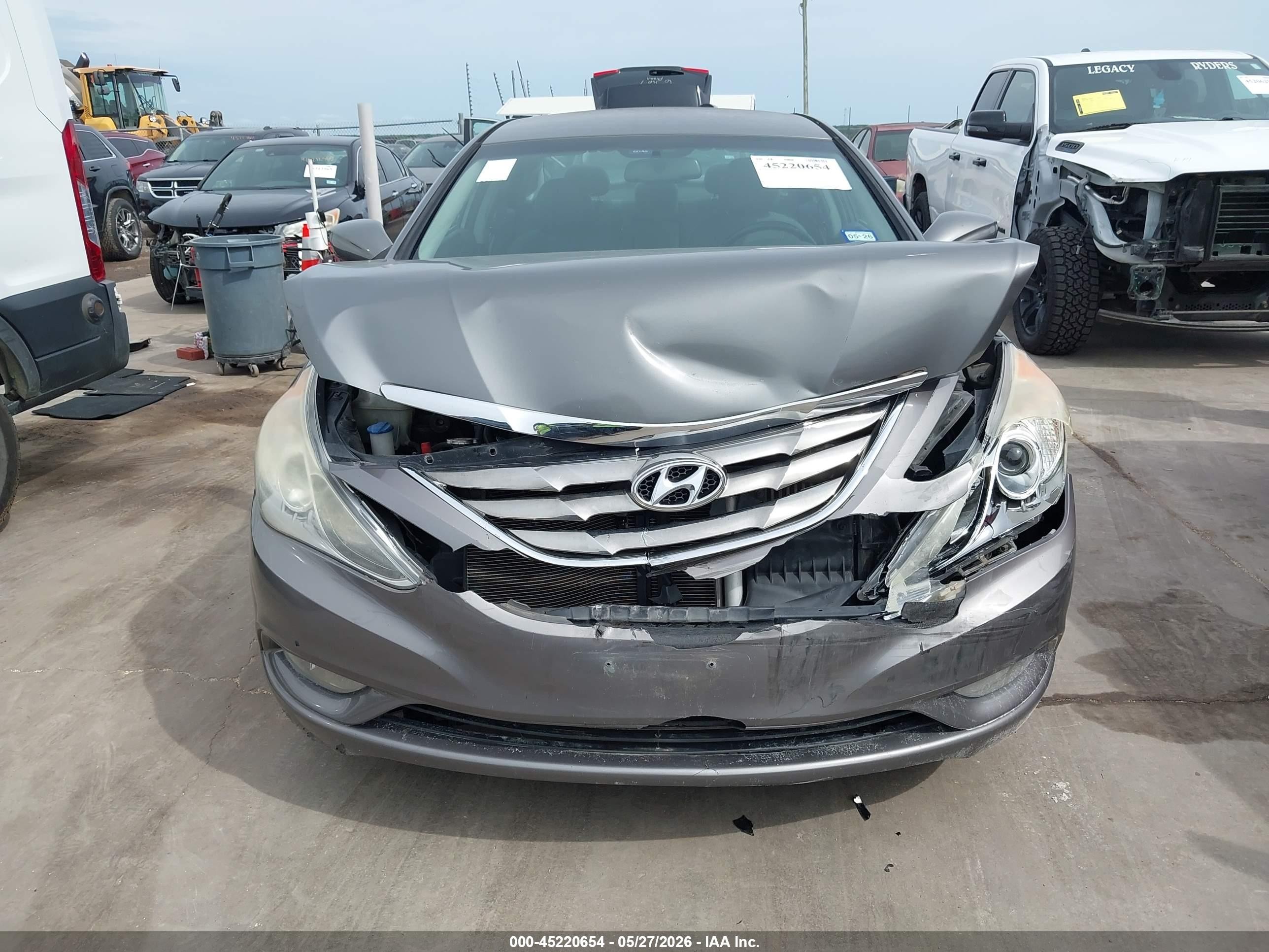 2013 Hyundai Sonata Se 2.0t Серый vin: 5NPEC4AB1DH763884