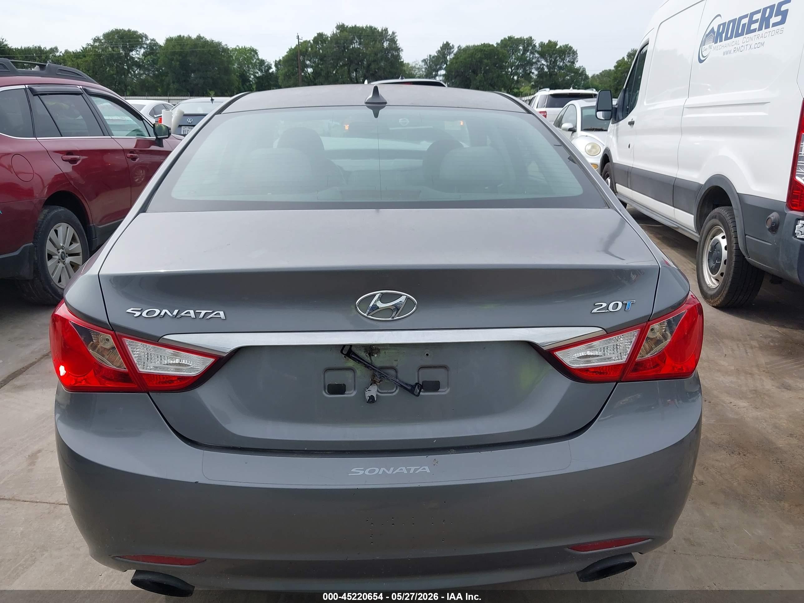 2013 Hyundai Sonata Se 2.0t Серый vin: 5NPEC4AB1DH763884