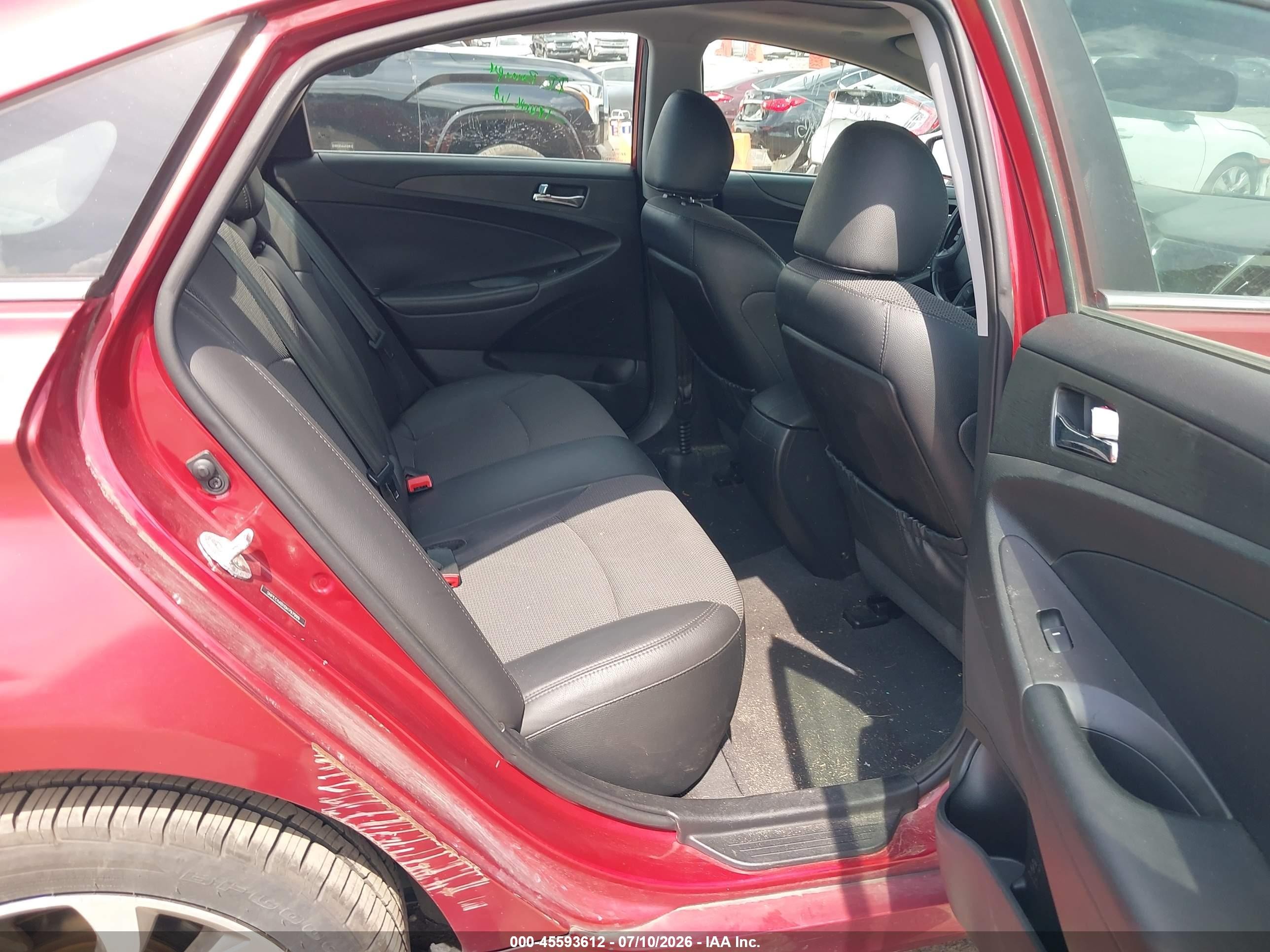 2013 Hyundai Sonata Se 2.0t Бордовый vin: 5NPEC4AB1DH797999