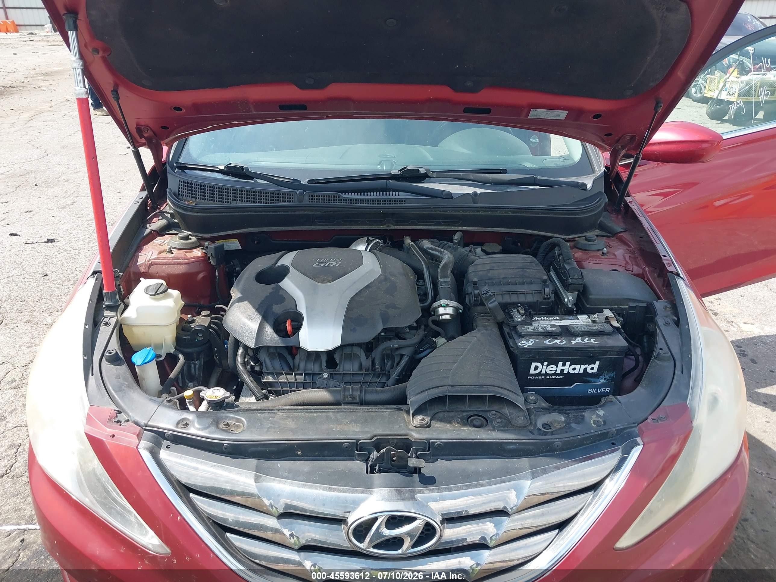 2013 Hyundai Sonata Se 2.0t Бордовый vin: 5NPEC4AB1DH797999