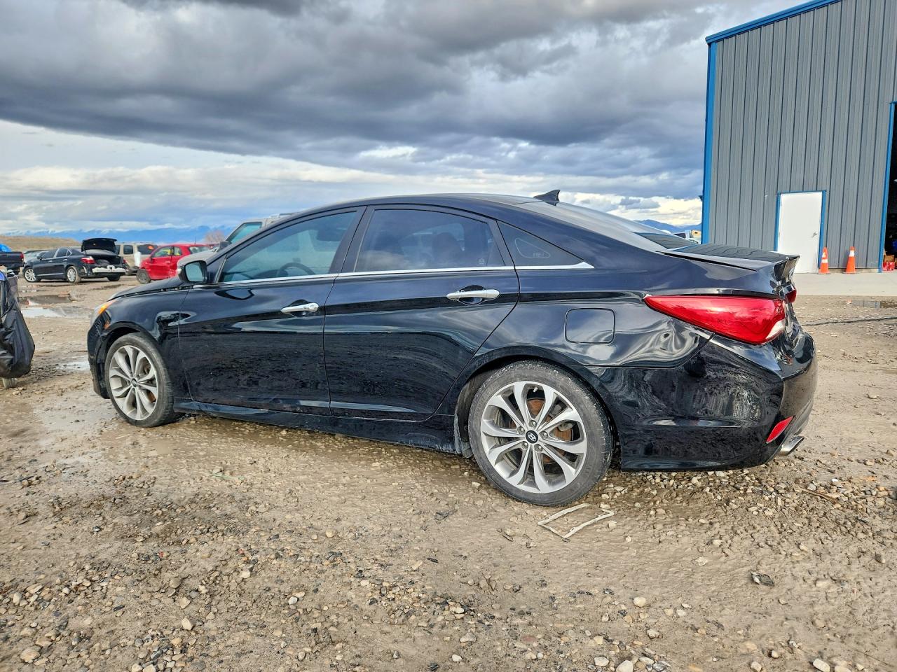 2014 Hyundai Sonata Limited 2.0t Black vin: 5NPEC4AB1EH815256