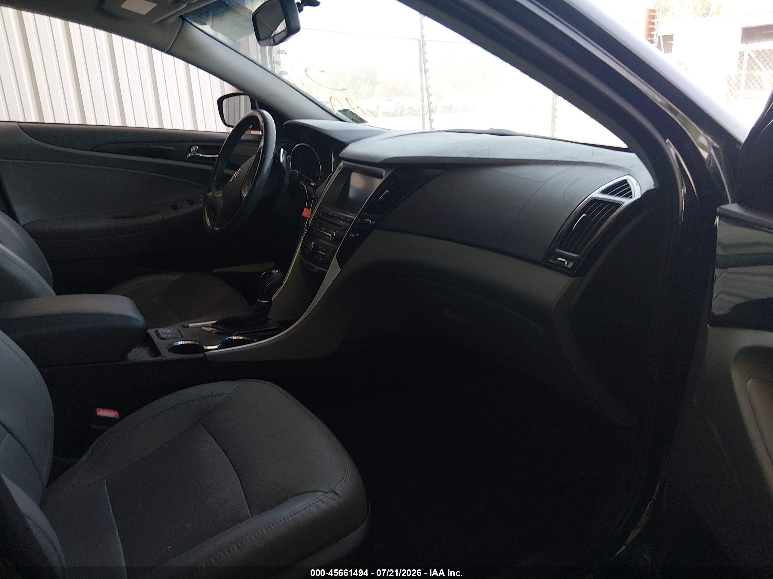 2014 Hyundai Sonata Limited 2.0t Black vin: 5NPEC4AB1EH837273