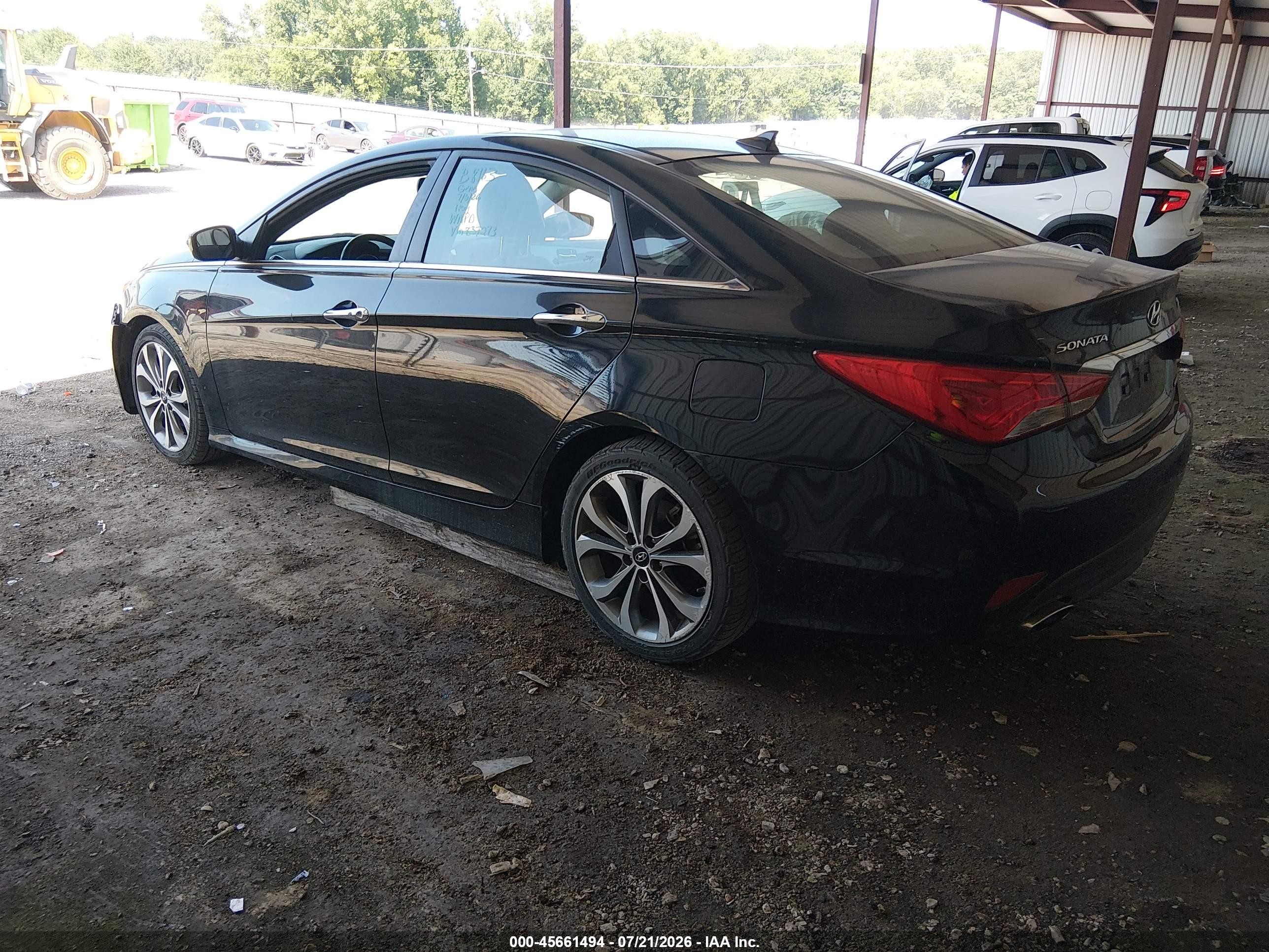 2014 Hyundai Sonata Limited 2.0t Black vin: 5NPEC4AB1EH837273