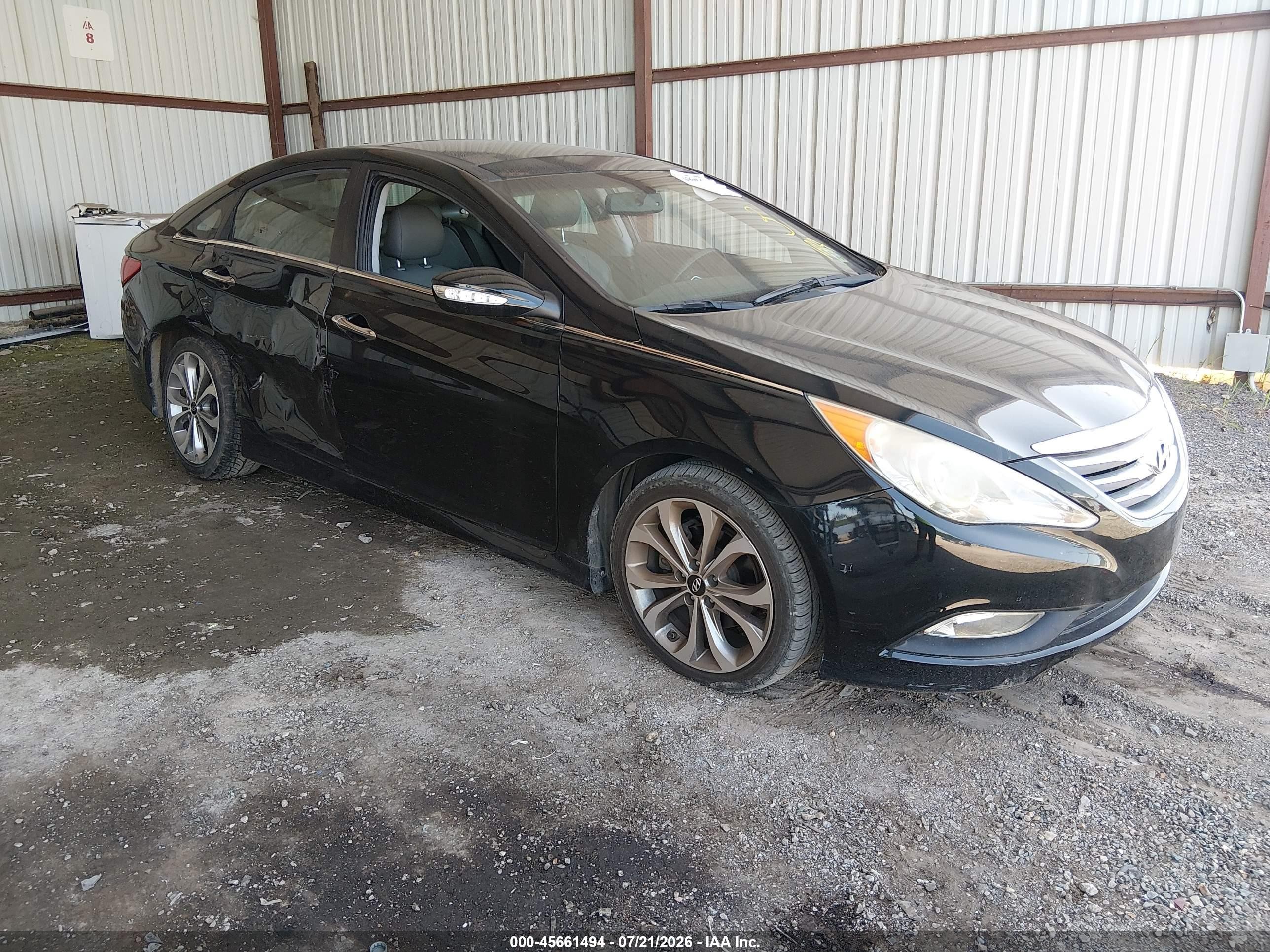 2014 Hyundai Sonata Limited 2.0t Black vin: 5NPEC4AB1EH837273