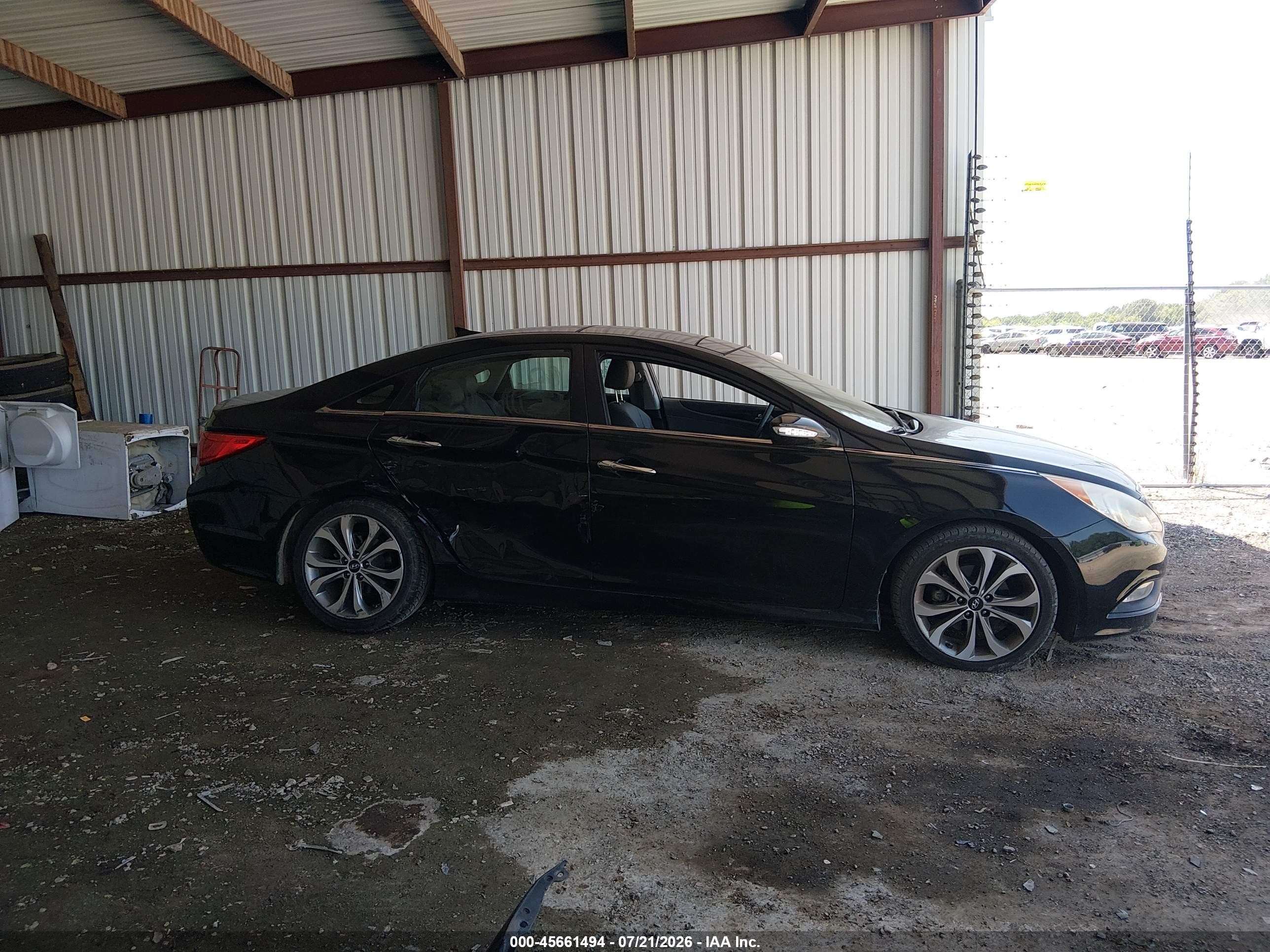 2014 Hyundai Sonata Limited 2.0t Black vin: 5NPEC4AB1EH837273