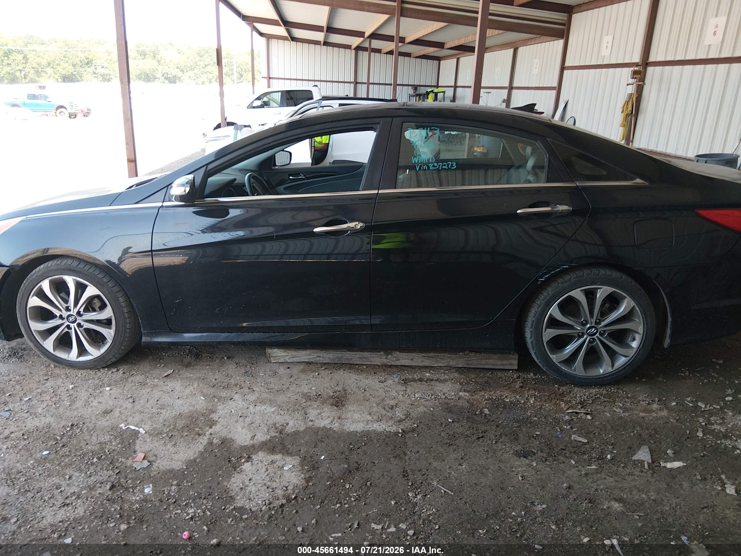 2014 Hyundai Sonata Limited 2.0t Black vin: 5NPEC4AB1EH837273