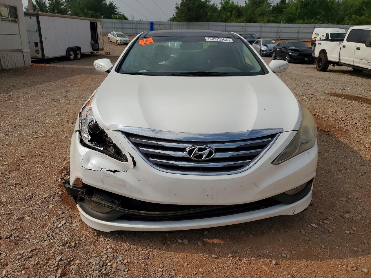 2014 Hyundai Sonata Limited 2.0t Белый vin: 5NPEC4AB1EH839766